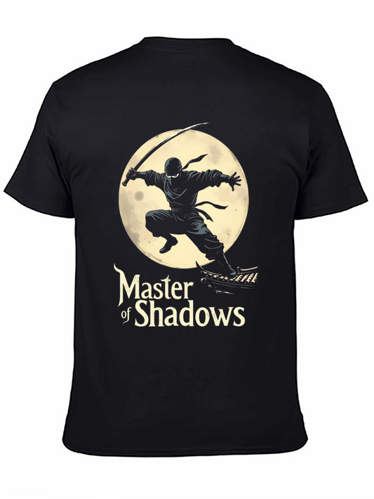 Ninja Master of Shadows Black T-Shirt