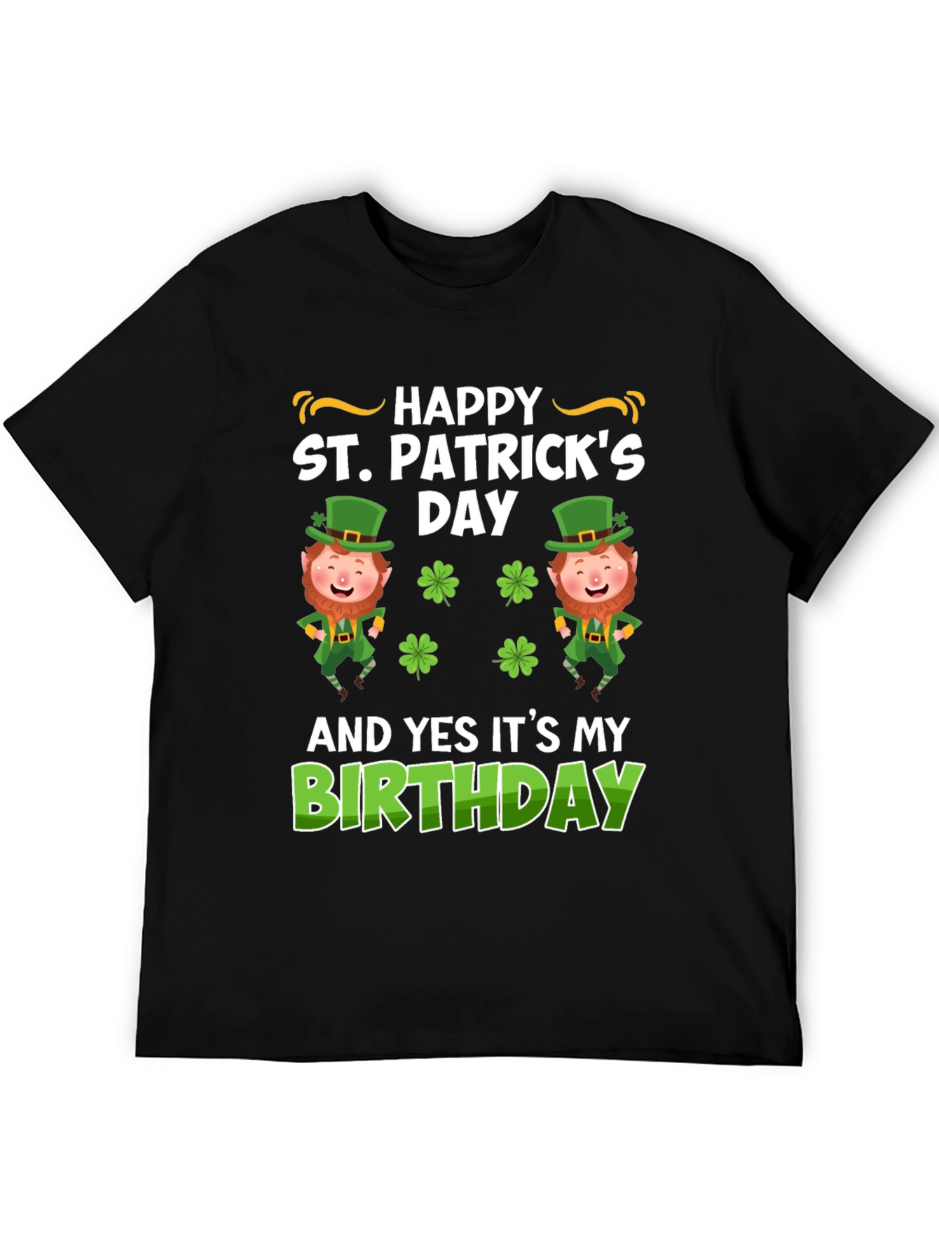 St. Patricks Day Birthday Graphic T-Shirt