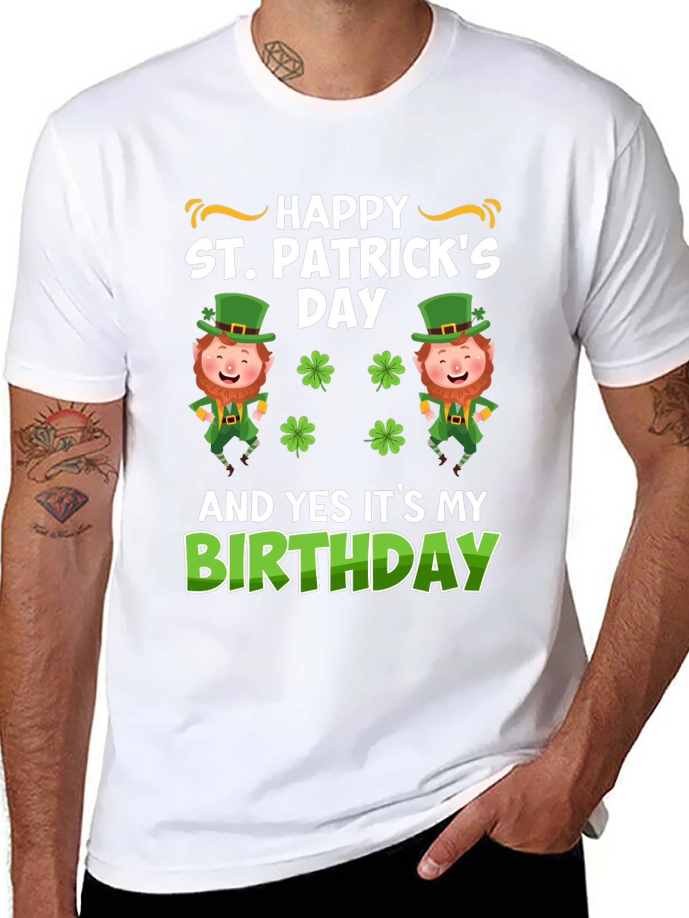 St. Patricks Day Birthday Graphic T-Shirt