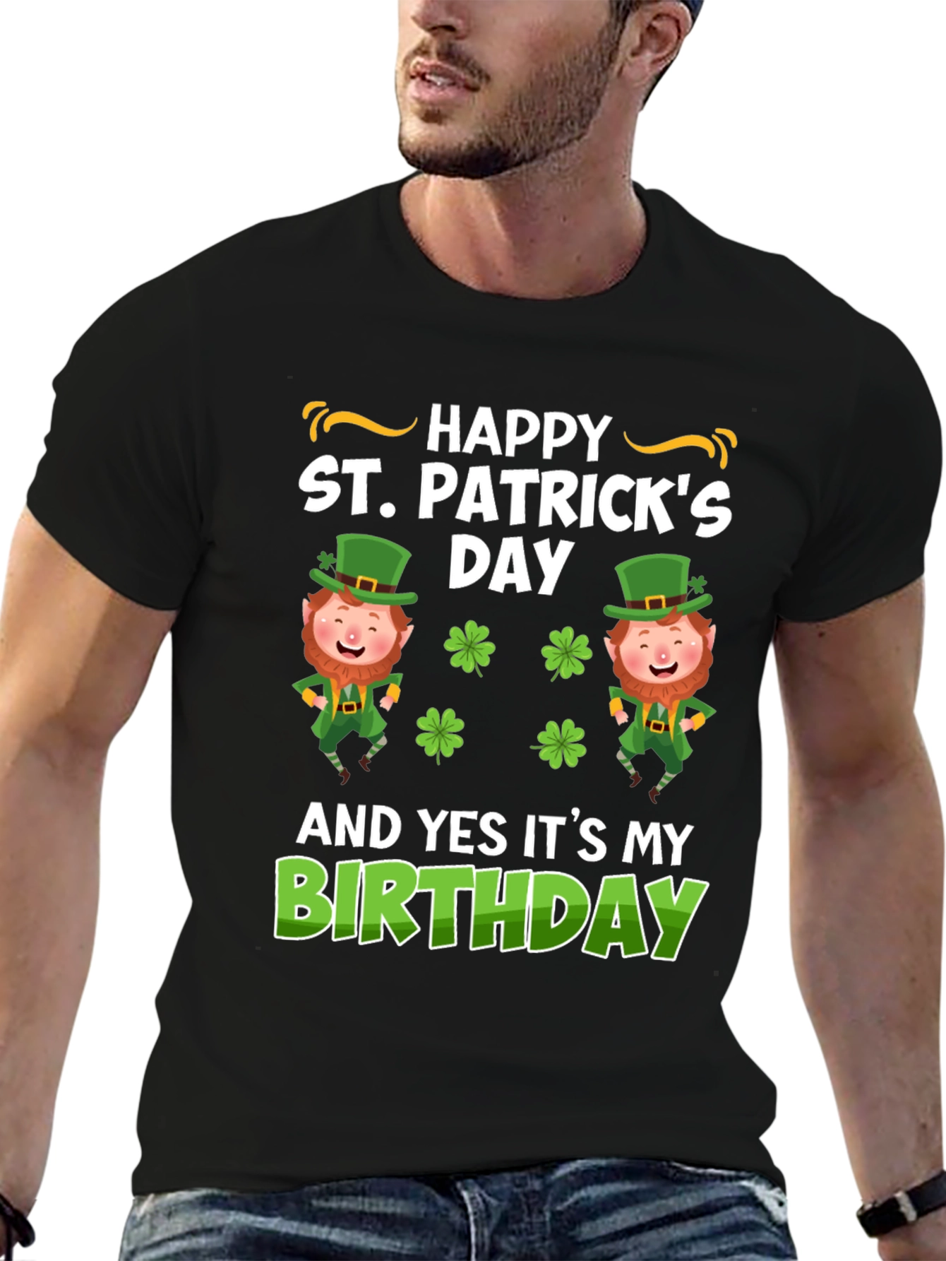 St. Patricks Day Birthday Graphic T-Shirt
