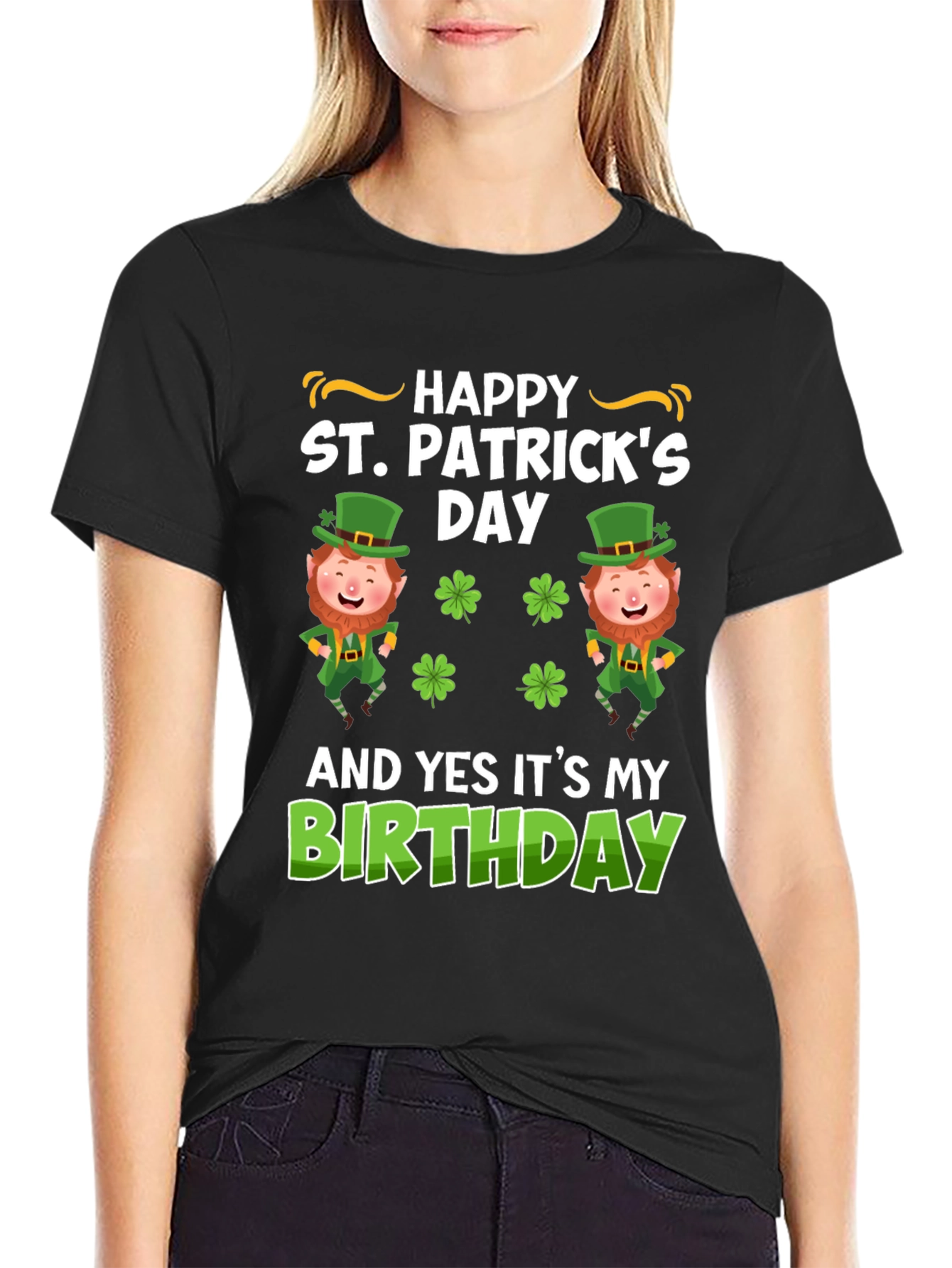 St. Patricks Day Birthday Graphic T-Shirt