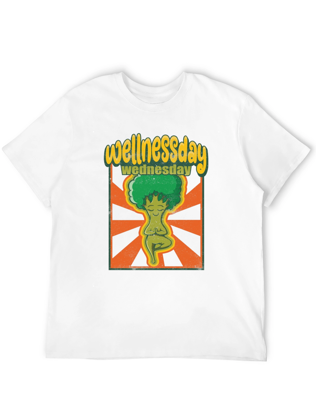 Wellness Wednesday Broccoli Yoga T-Shirt