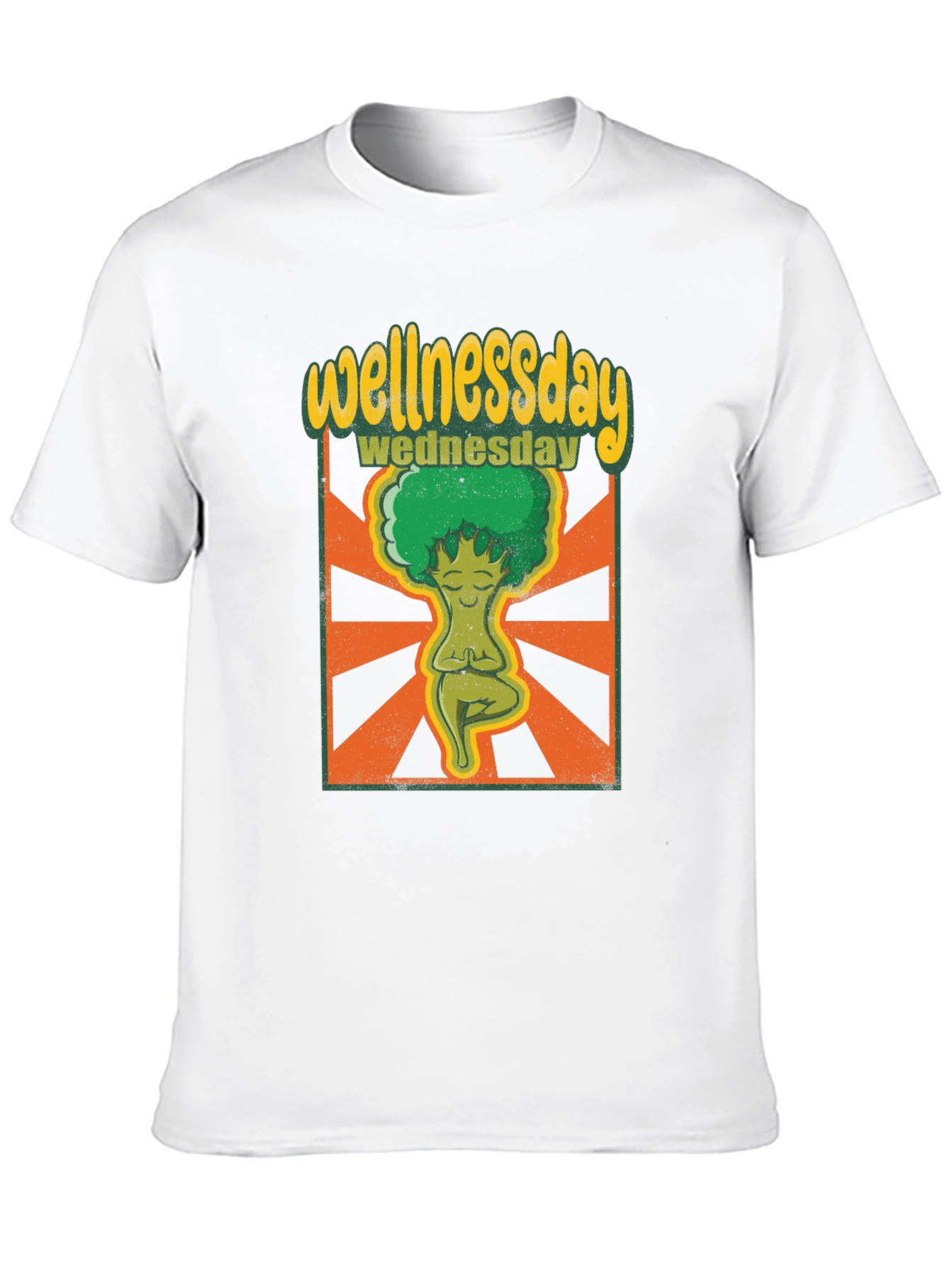 Wellness Wednesday Broccoli Yoga T-Shirt