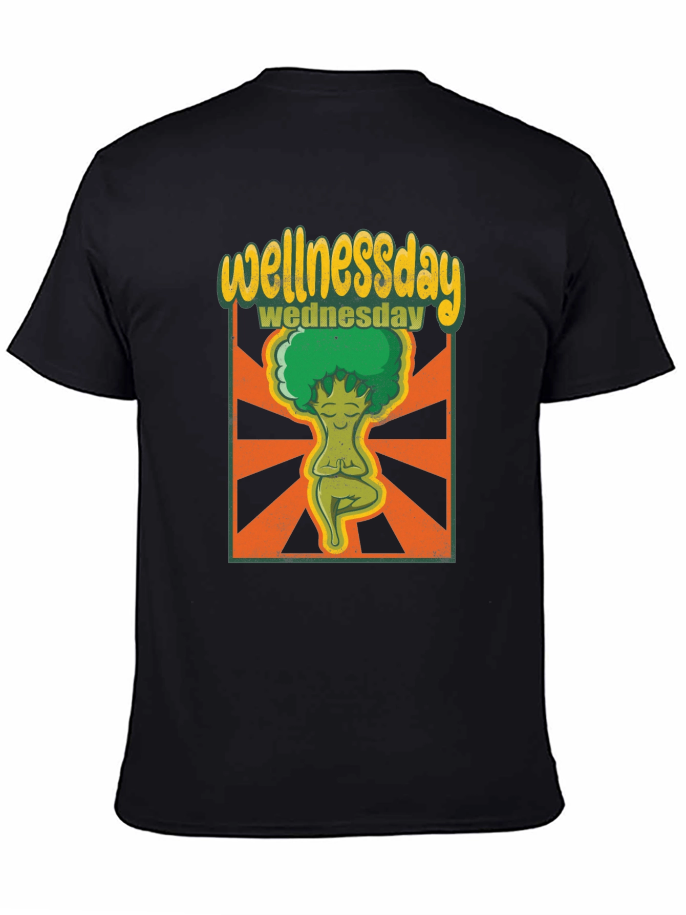 Wellness Wednesday Broccoli Yoga T-Shirt