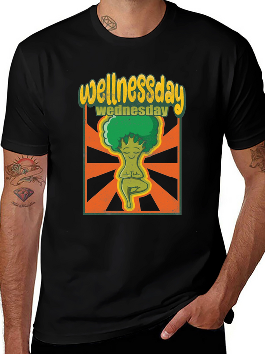 Wellness Wednesday Broccoli Yoga T-Shirt