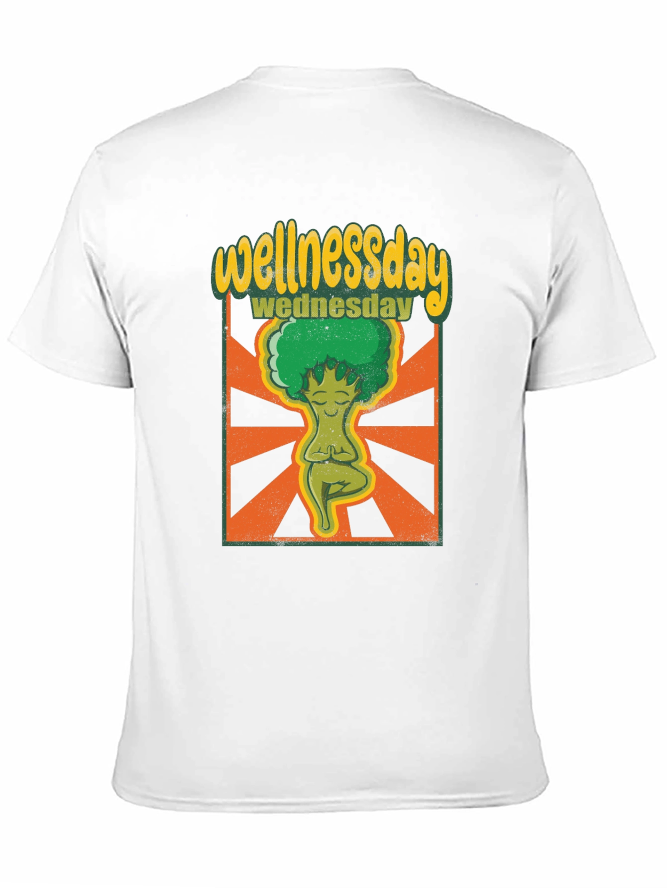 Wellness Wednesday Broccoli Yoga T-Shirt
