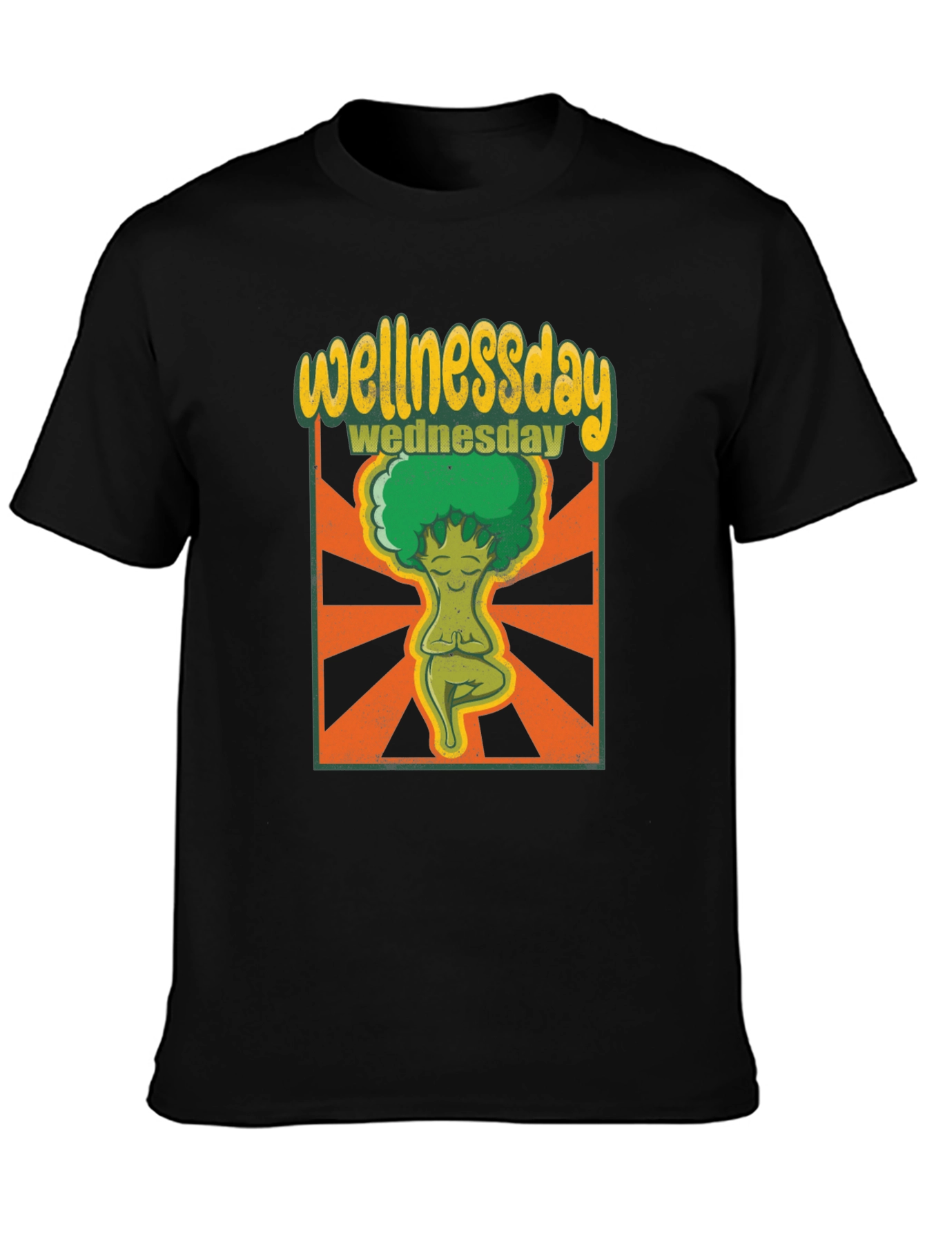 Wellness Wednesday Broccoli Yoga T-Shirt