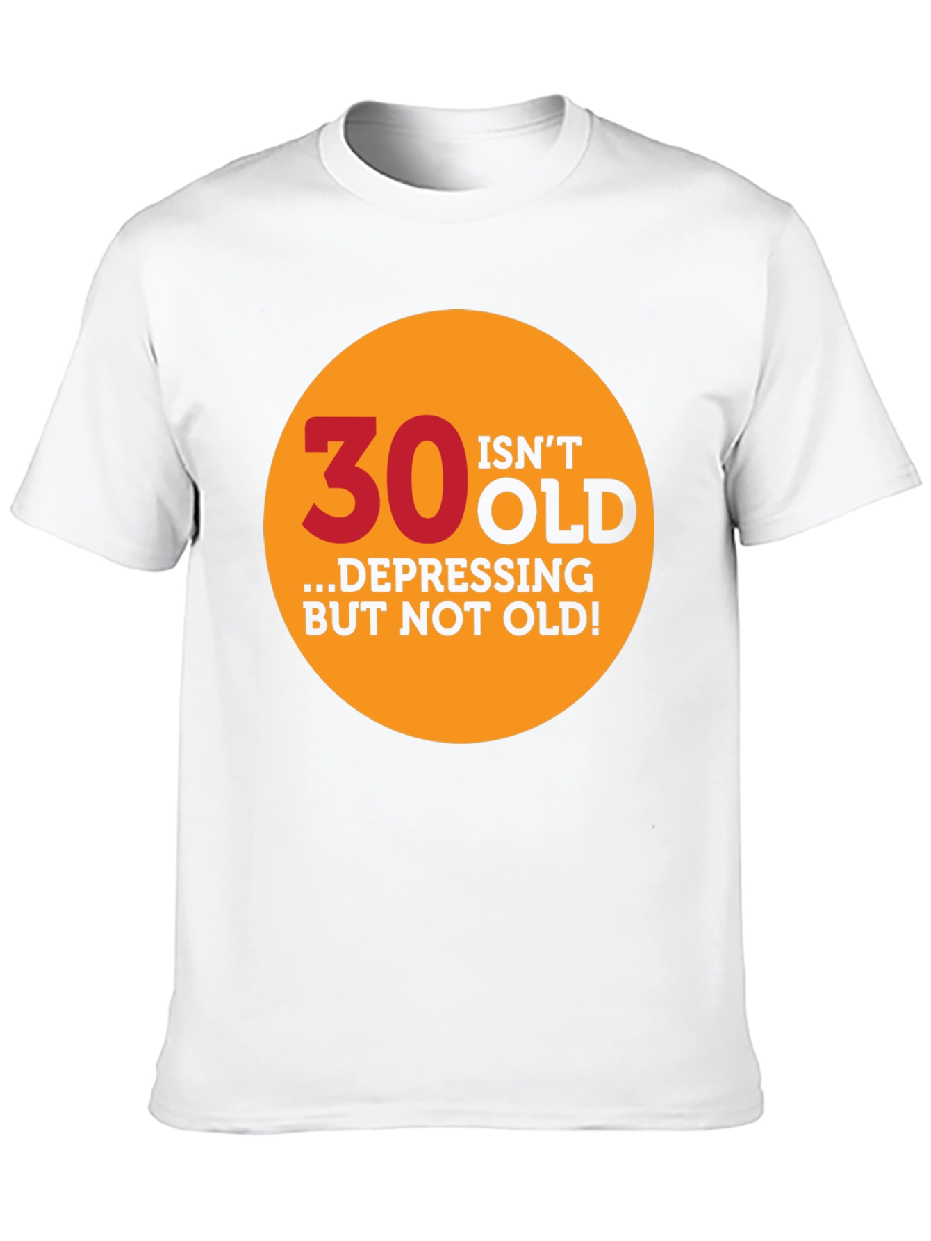 30 Isnt Old Graphic Tee - Mens Black T-Shirt