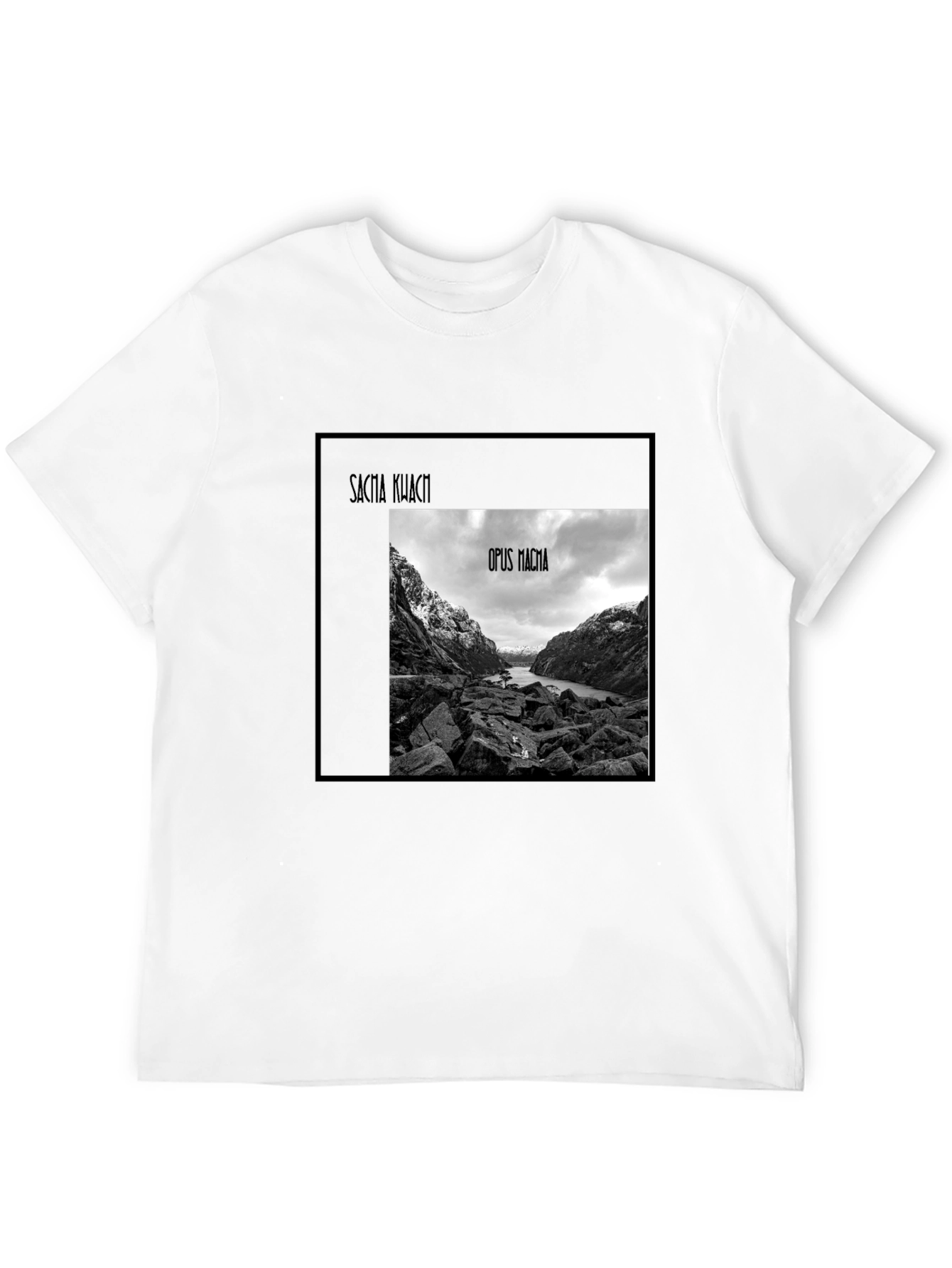 Opus Magma Black Graphic Tee