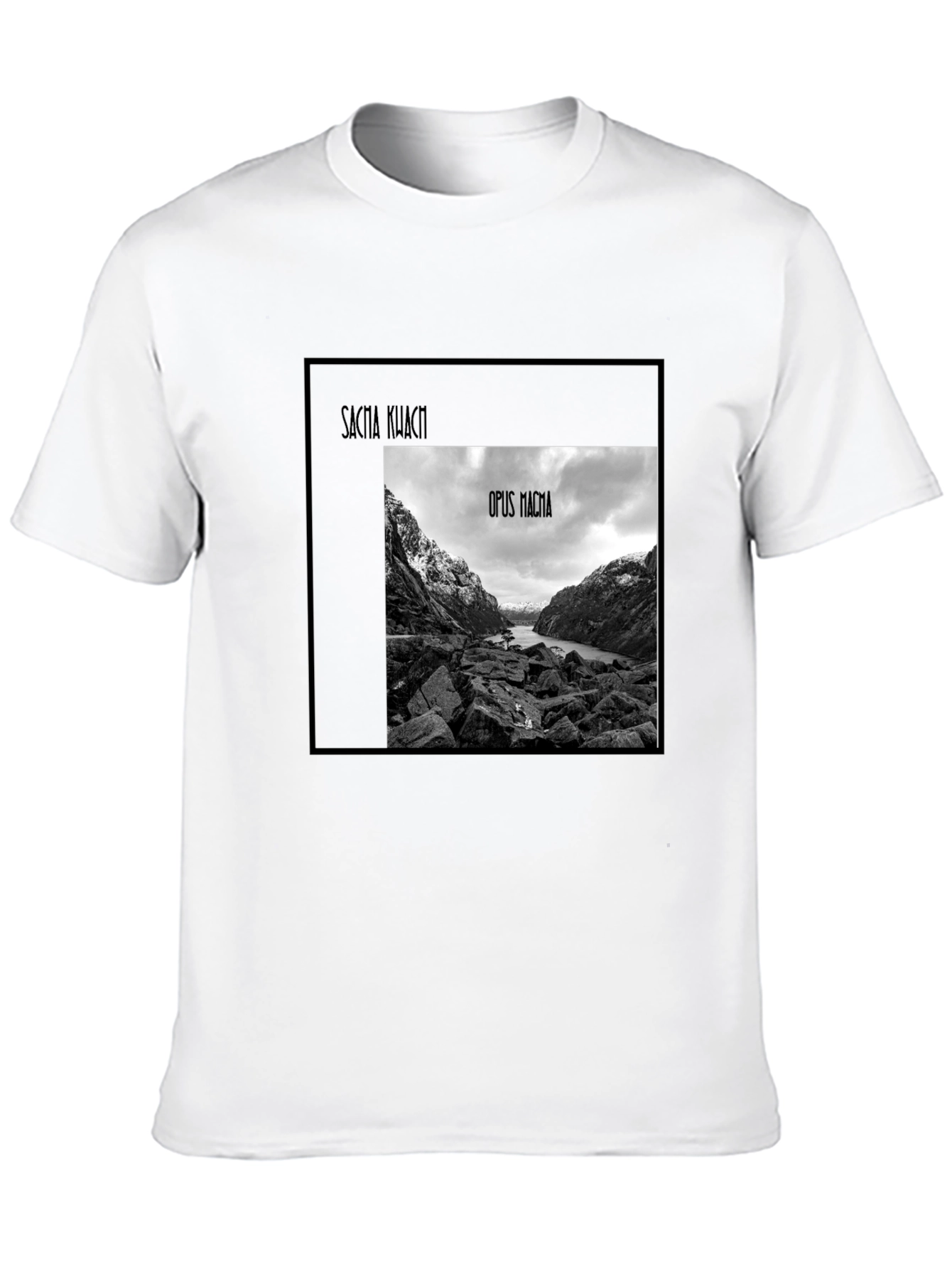 Opus Magma Black Graphic Tee