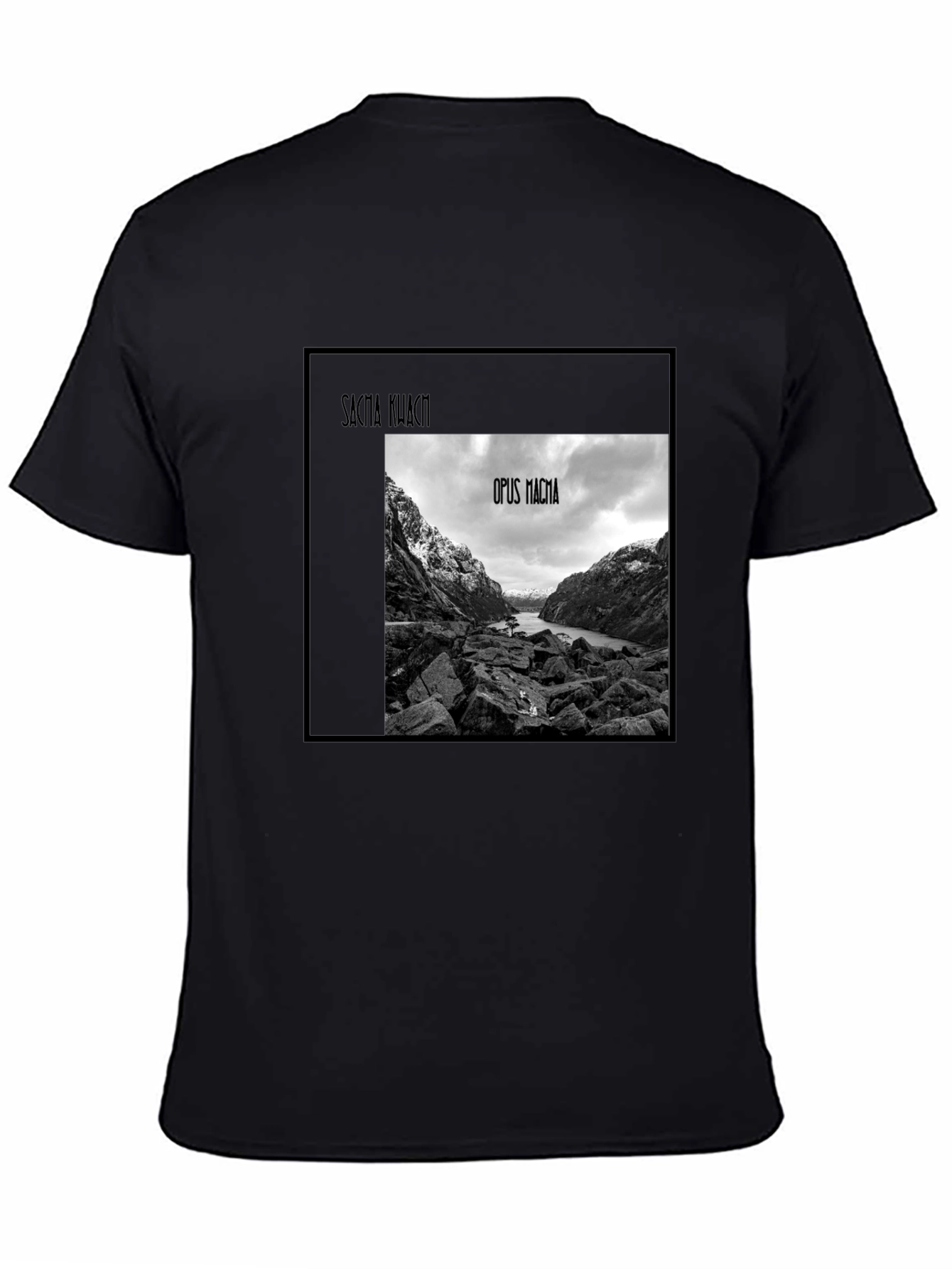 Opus Magma Black Graphic Tee