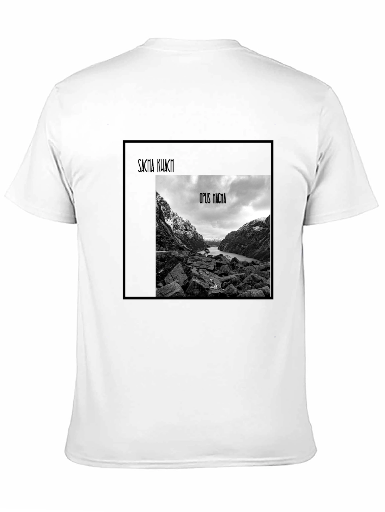 Opus Magma Black Graphic Tee