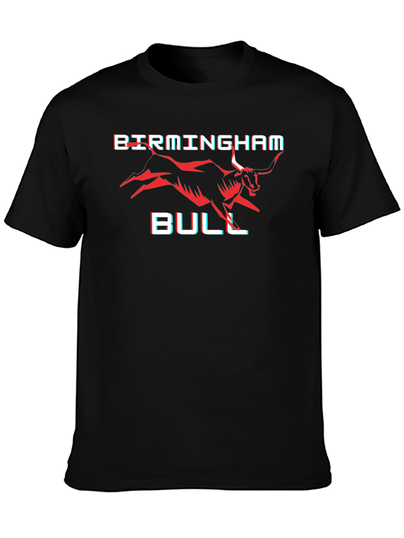 Birmingham Bull Graphic T-Shirt - Black