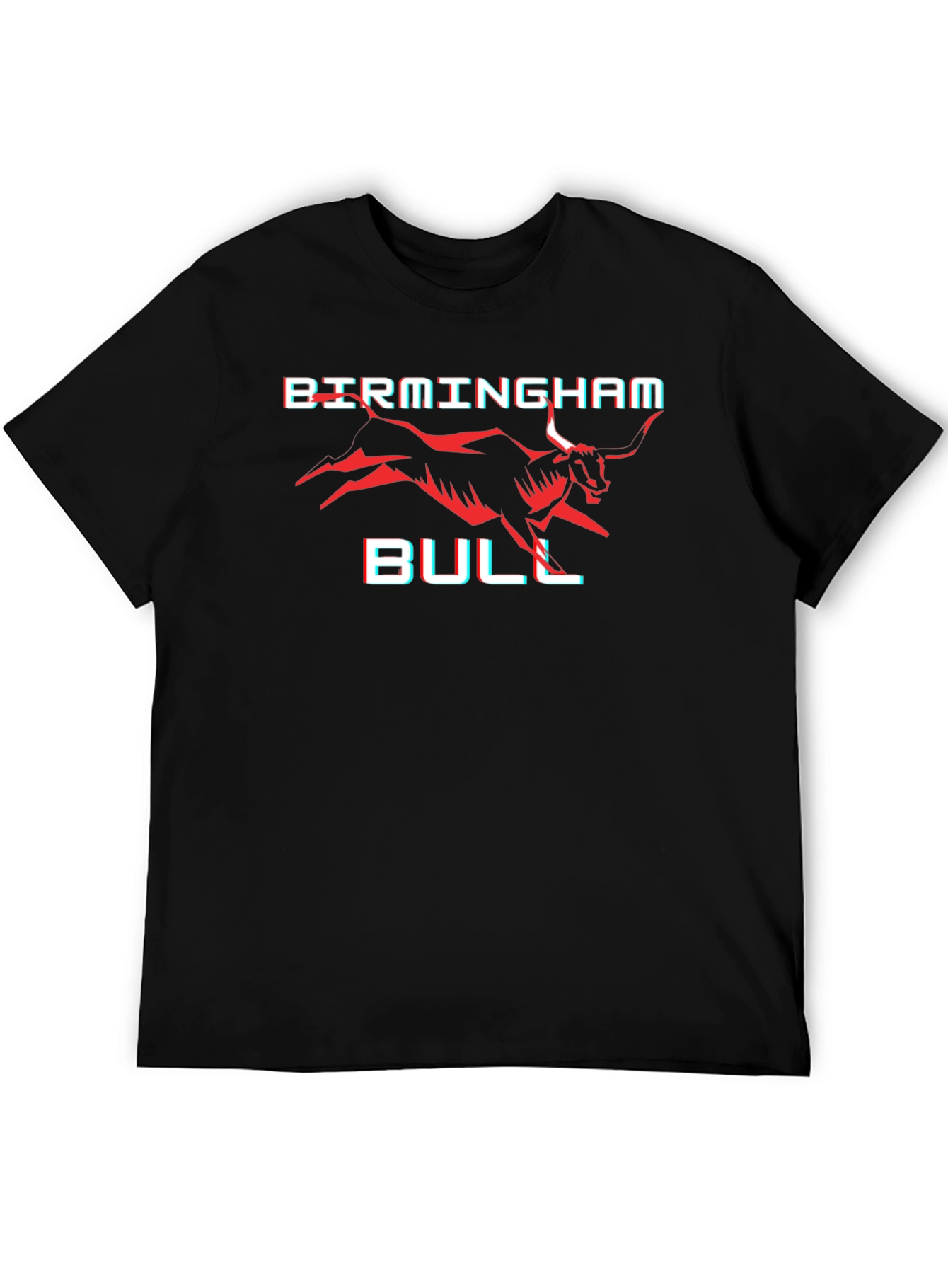 Birmingham Bull Graphic T-Shirt - Black