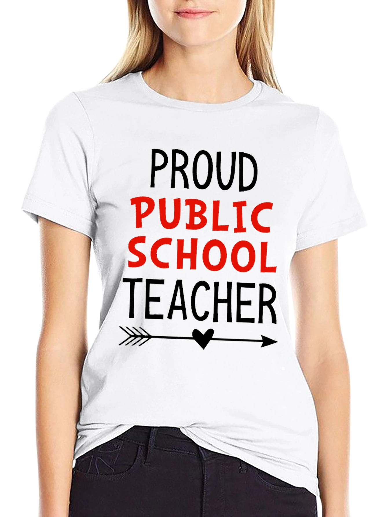 Proud Public School Teacher Graphic Tee