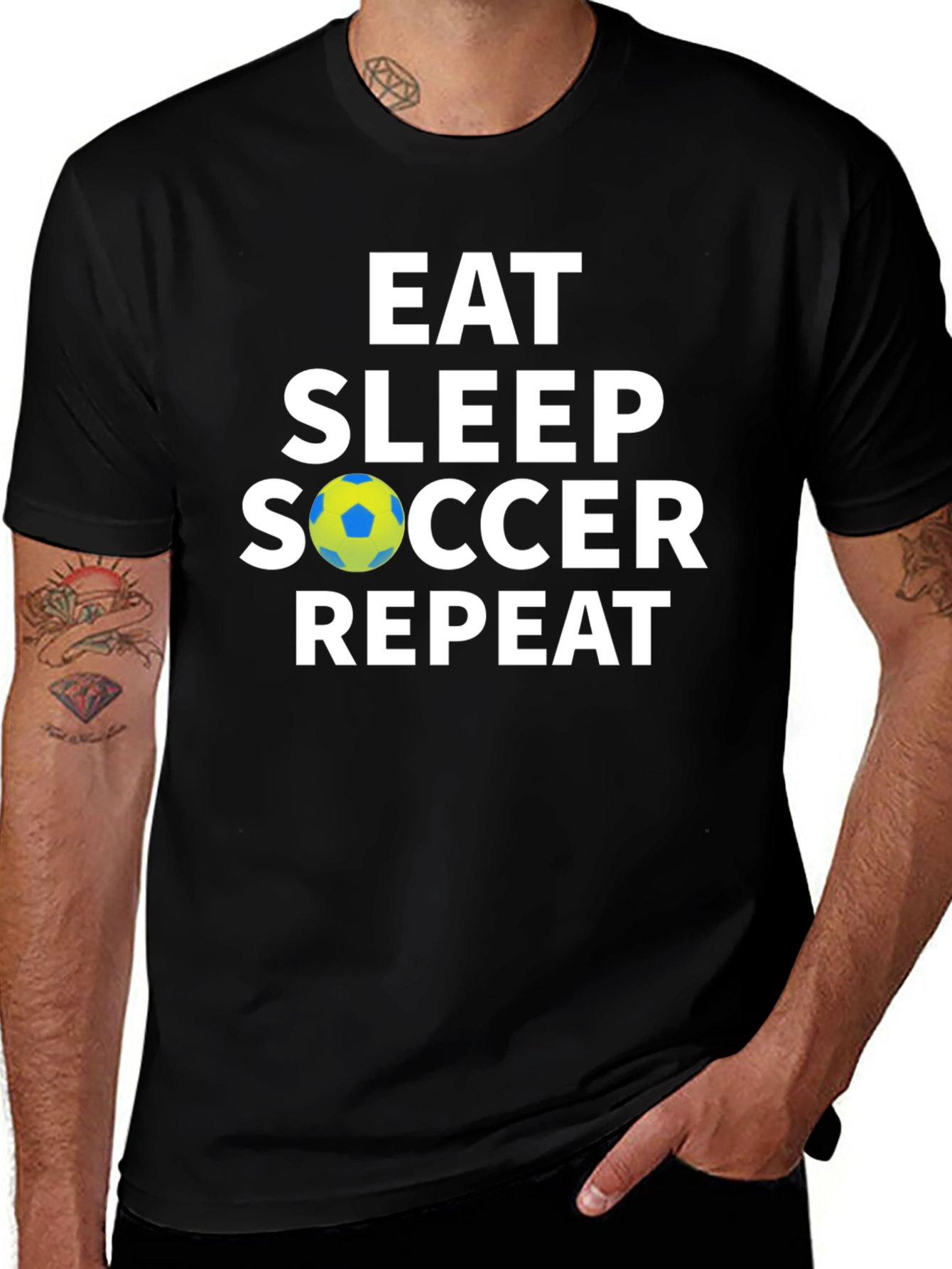 Eat Sleep Soccer Repeat T-Shirt