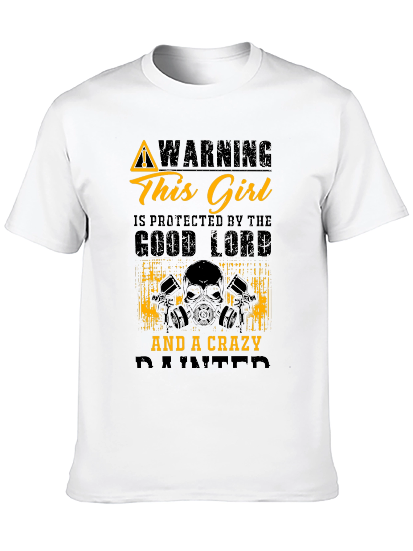 Crazy Painter Protected Graphic T-Shirt