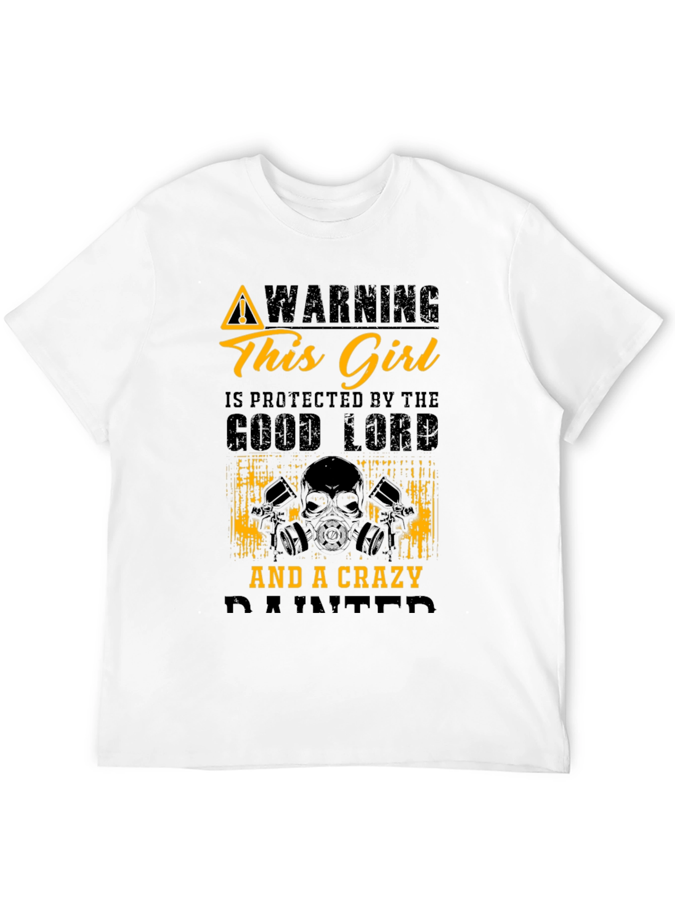 Crazy Painter Protected Graphic T-Shirt