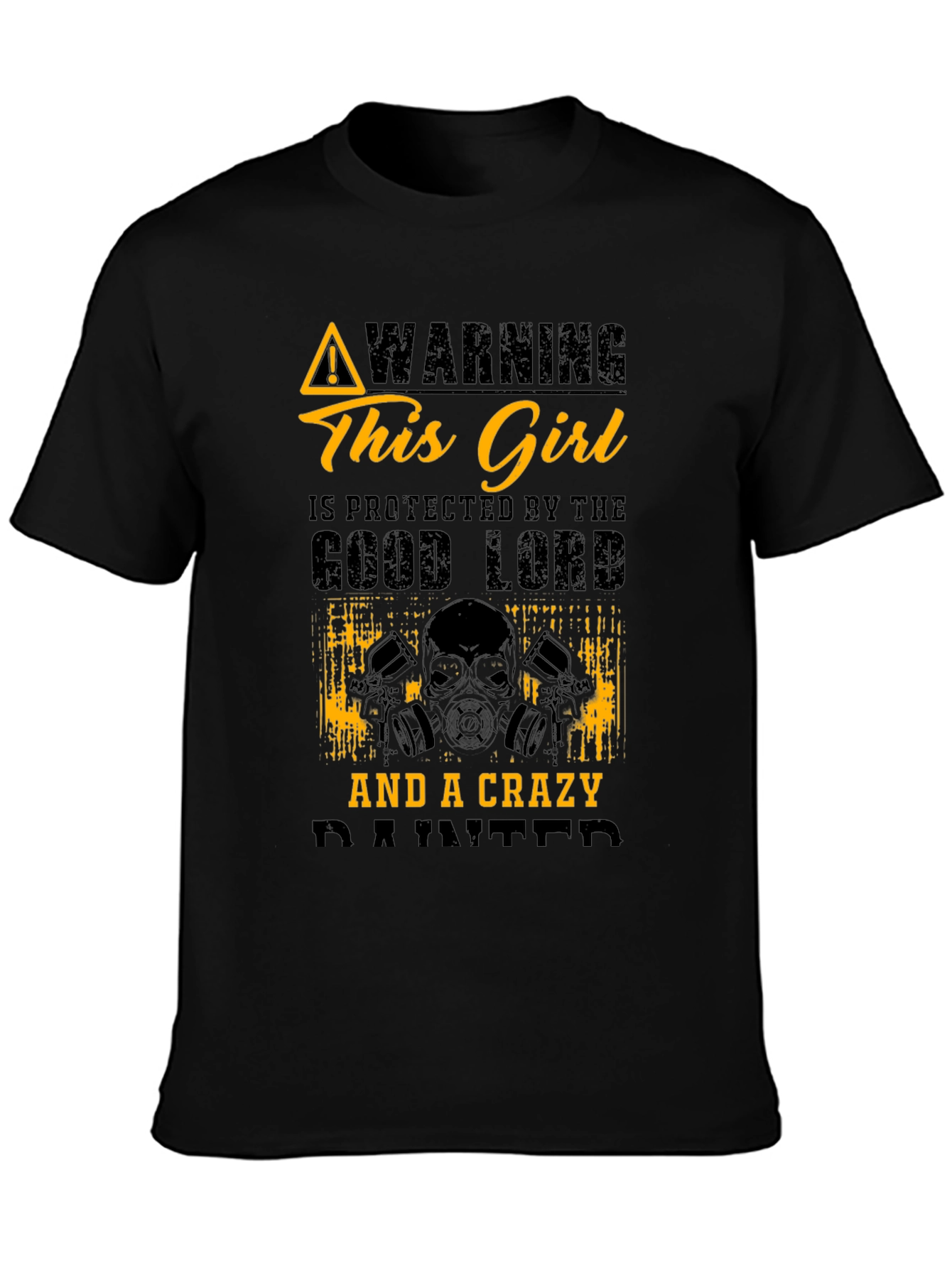 Crazy Painter Protected Graphic T-Shirt