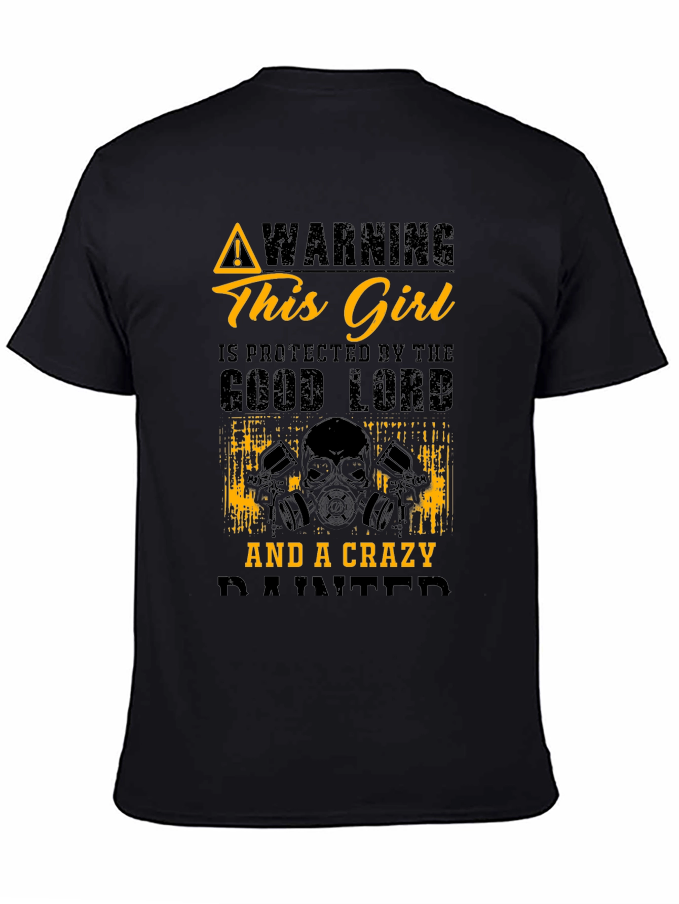 Crazy Painter Protected Graphic T-Shirt
