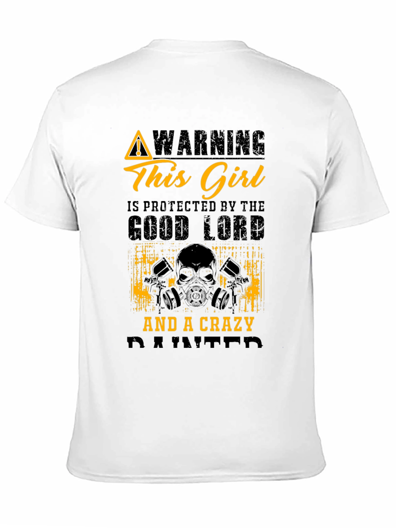 Crazy Painter Protected Graphic T-Shirt
