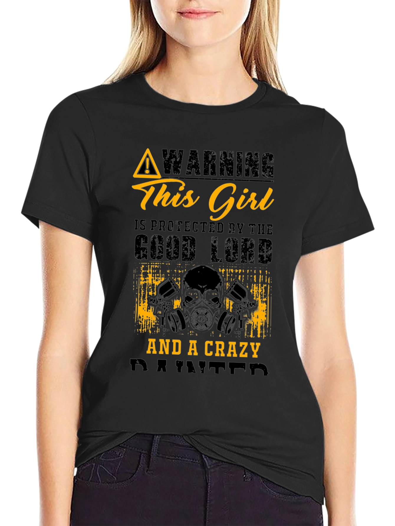Crazy Painter Protected Graphic T-Shirt