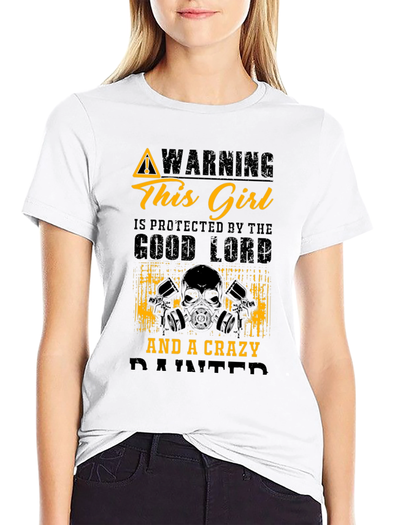 Crazy Painter Protected Graphic T-Shirt