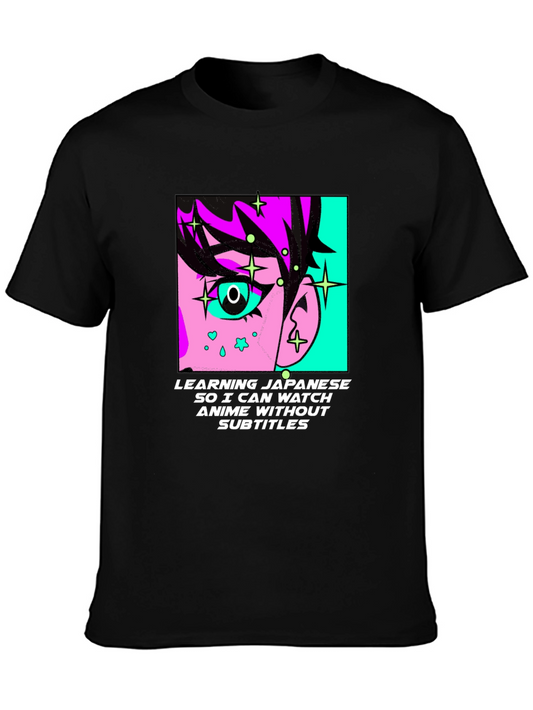 Anime Lover T-Shirt: Learning Japanese Design