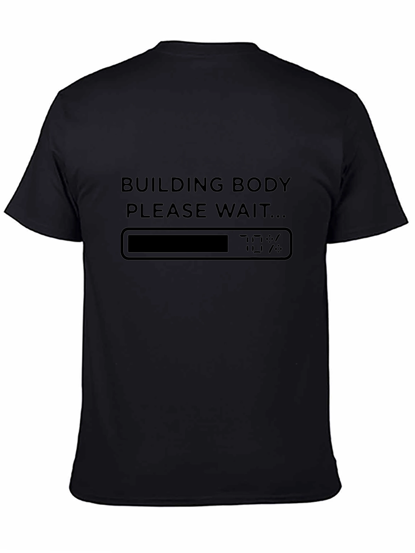Building Body Loading T-Shirt Funny Workout Tee