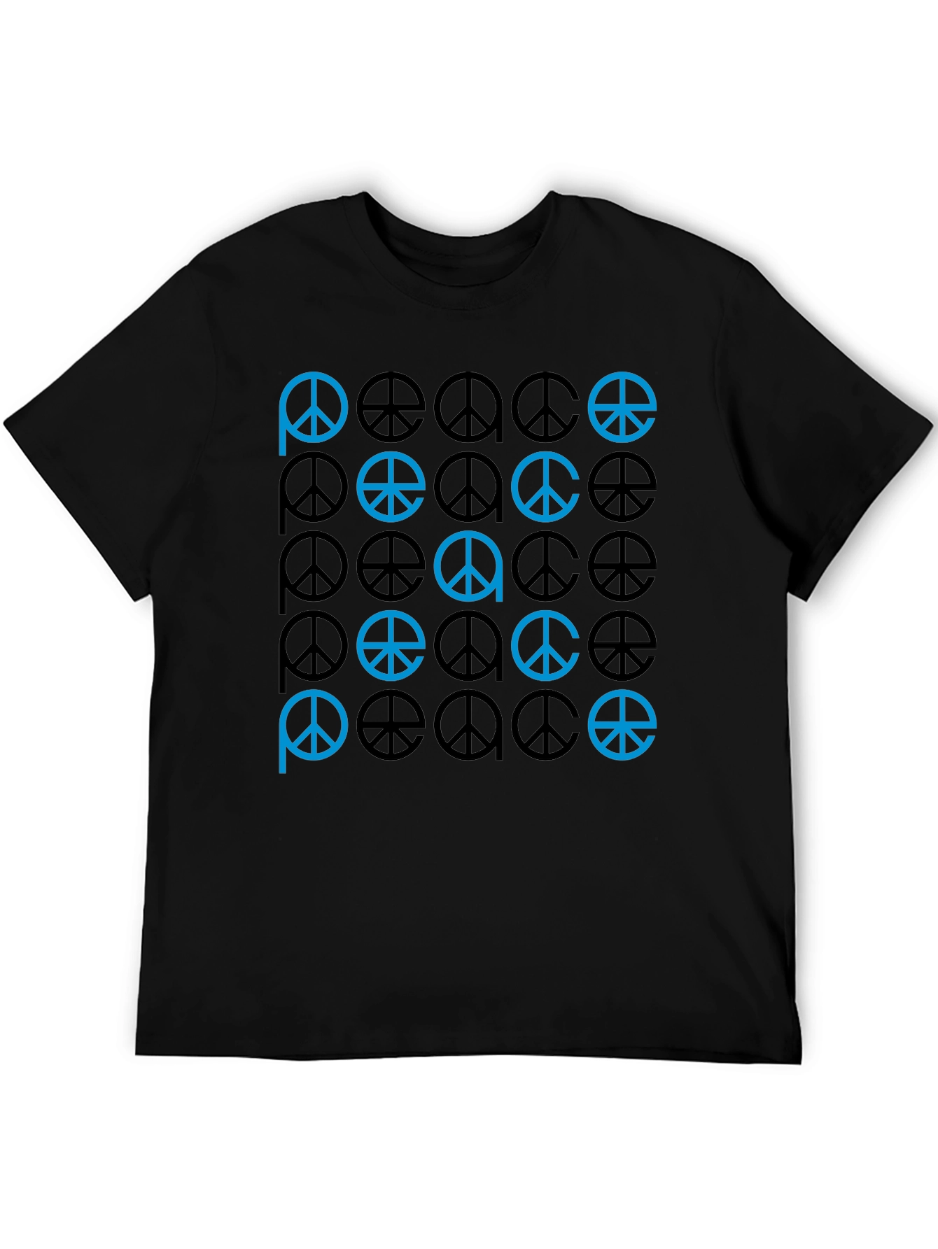 Peace Symbol T-Shirt - Geometric Graphic Tee
