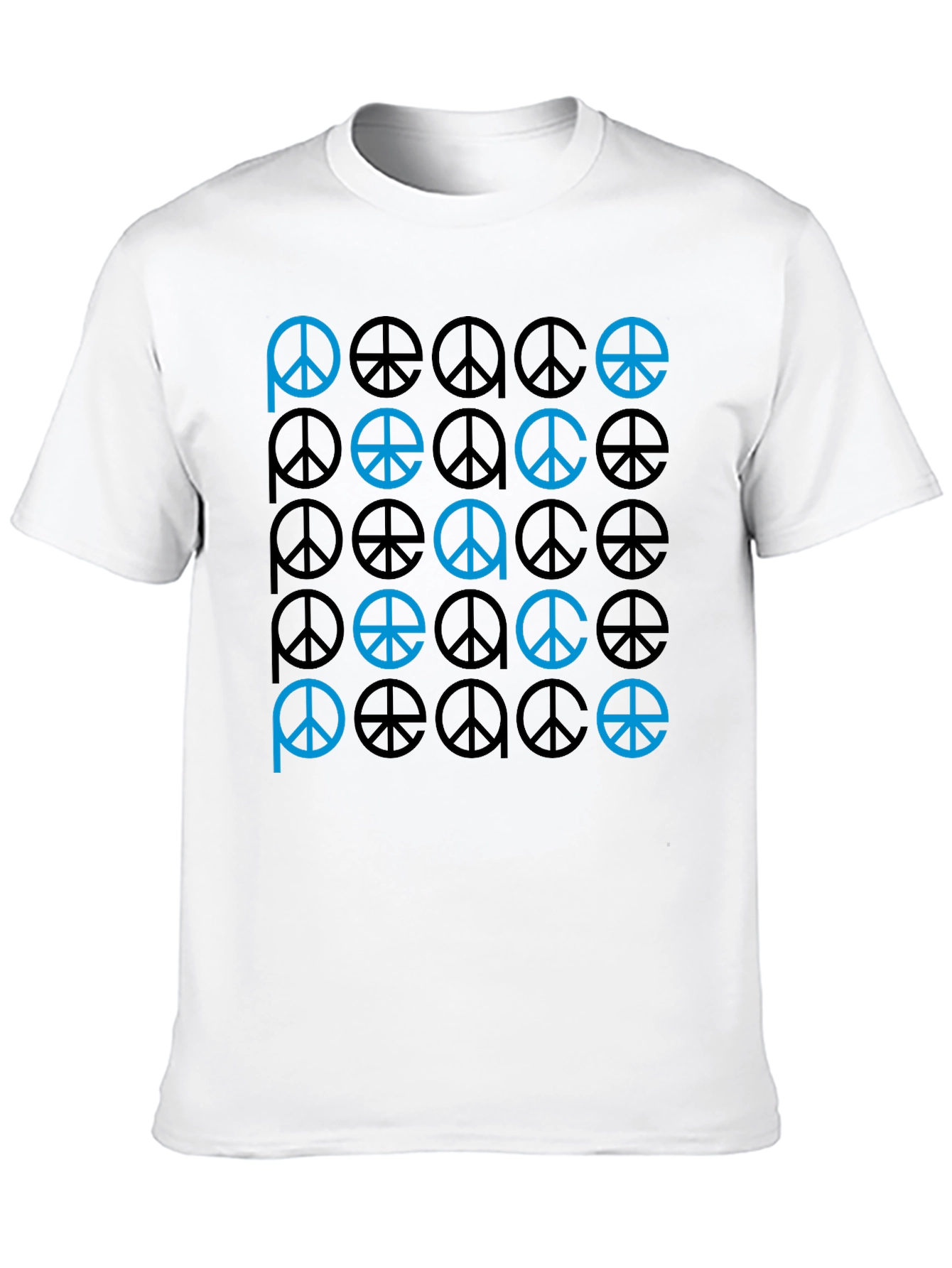 Peace Symbol T-Shirt - Geometric Graphic Tee