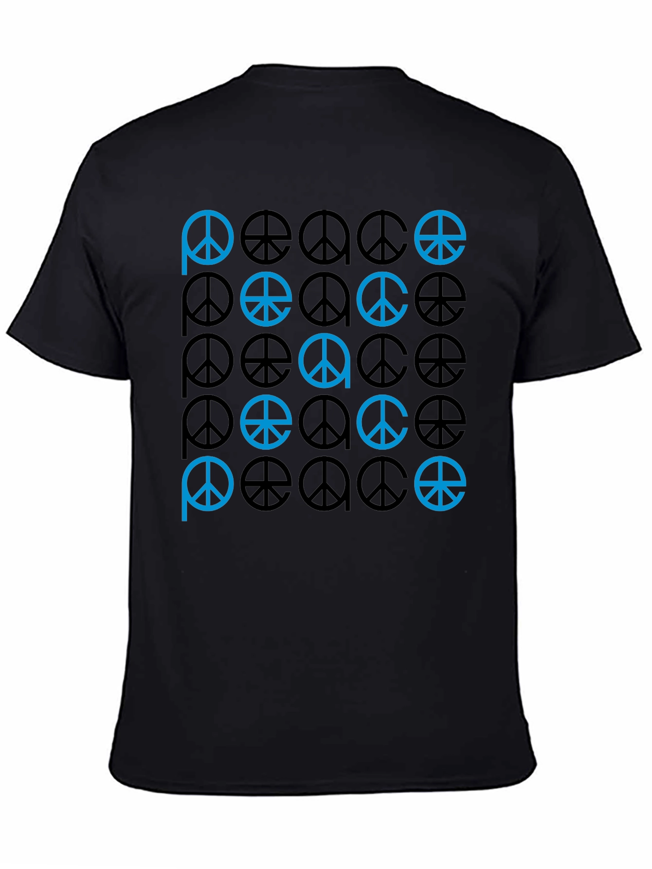 Peace Symbol T-Shirt - Geometric Graphic Tee