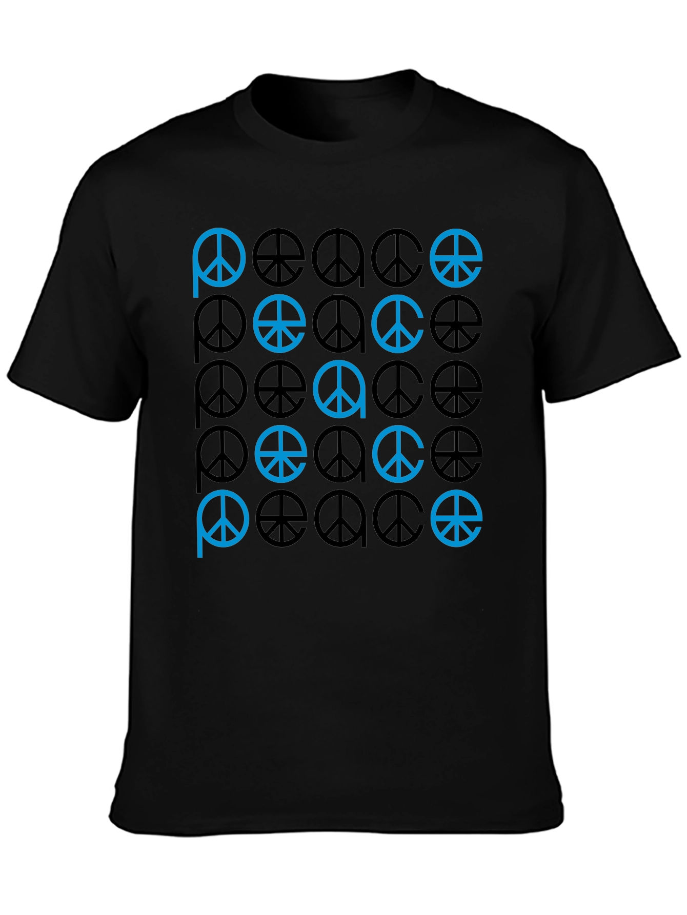 Peace Symbol T-Shirt - Geometric Graphic Tee