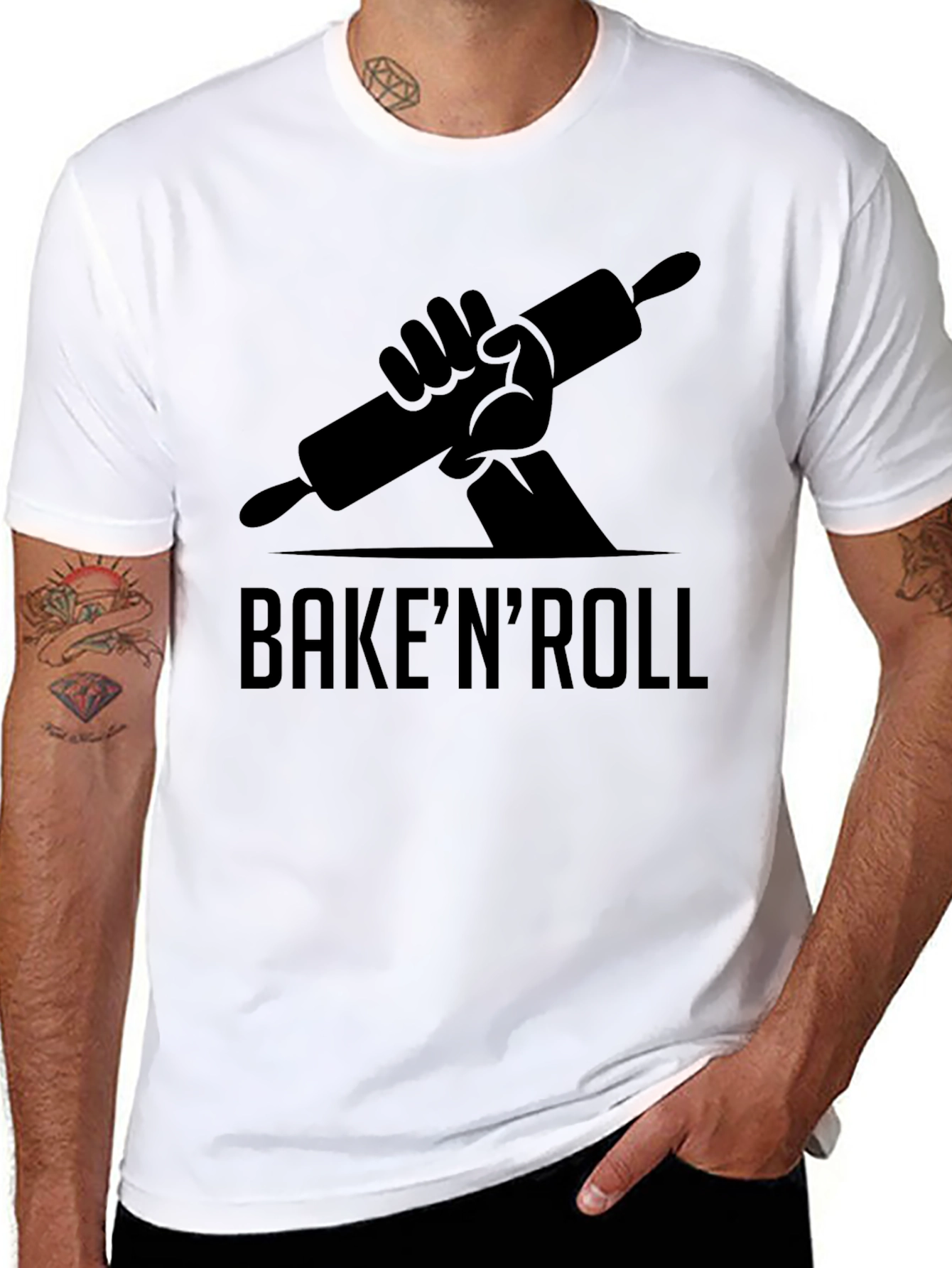 BakenRoll Black T-Shirt