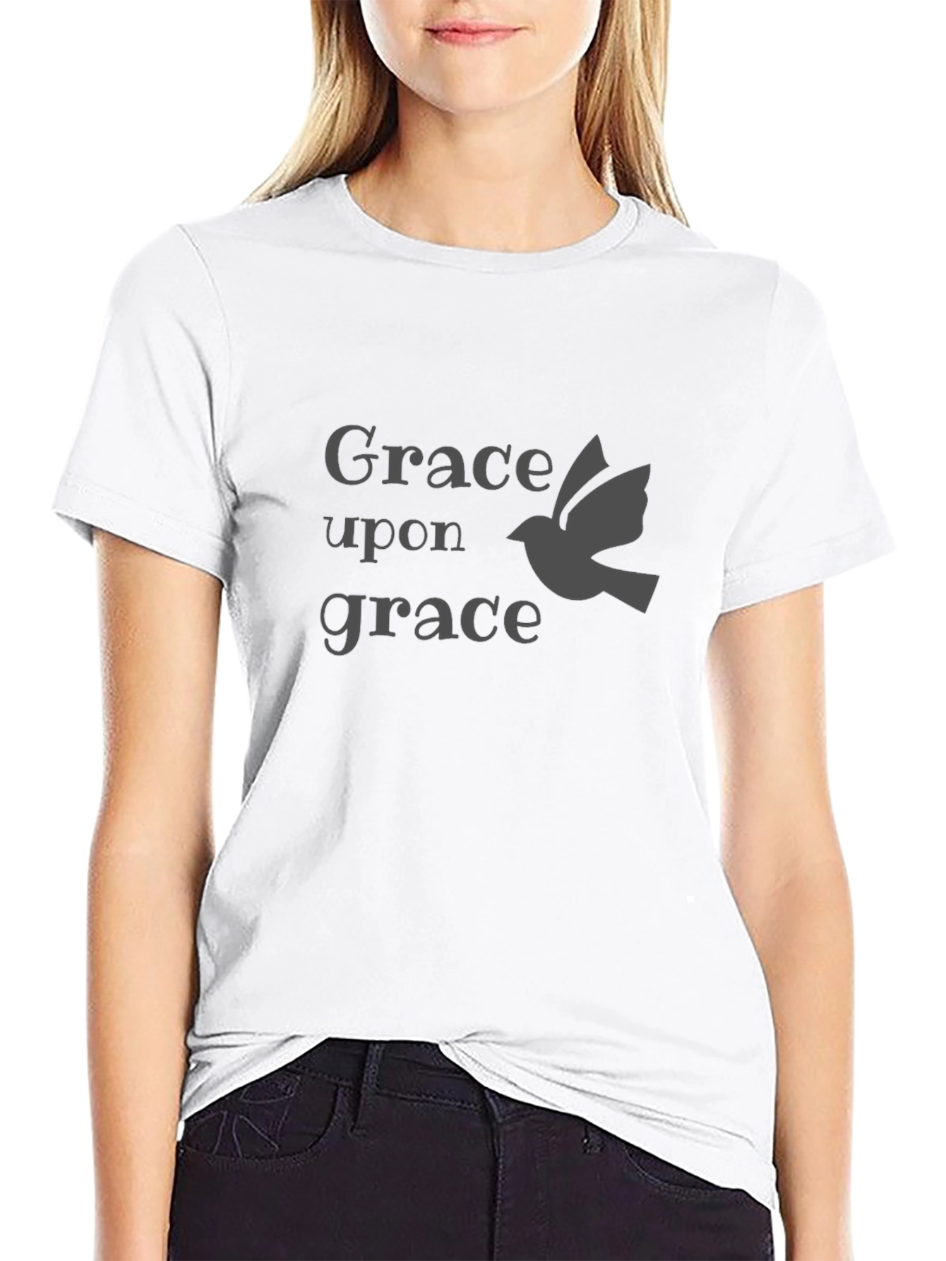 Grace Dove Graphic T-Shirt - Stylish & Comfortable