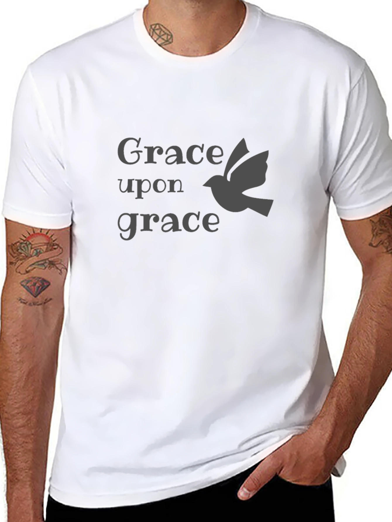 Grace Dove Graphic T-Shirt - Stylish & Comfortable