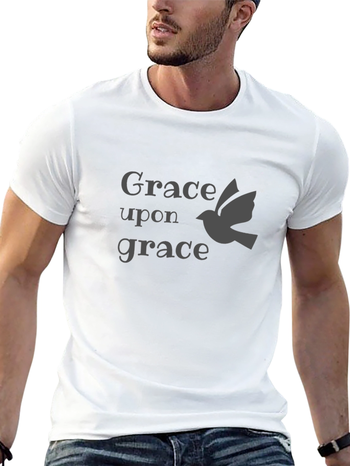 Grace Dove Graphic T-Shirt - Stylish & Comfortable
