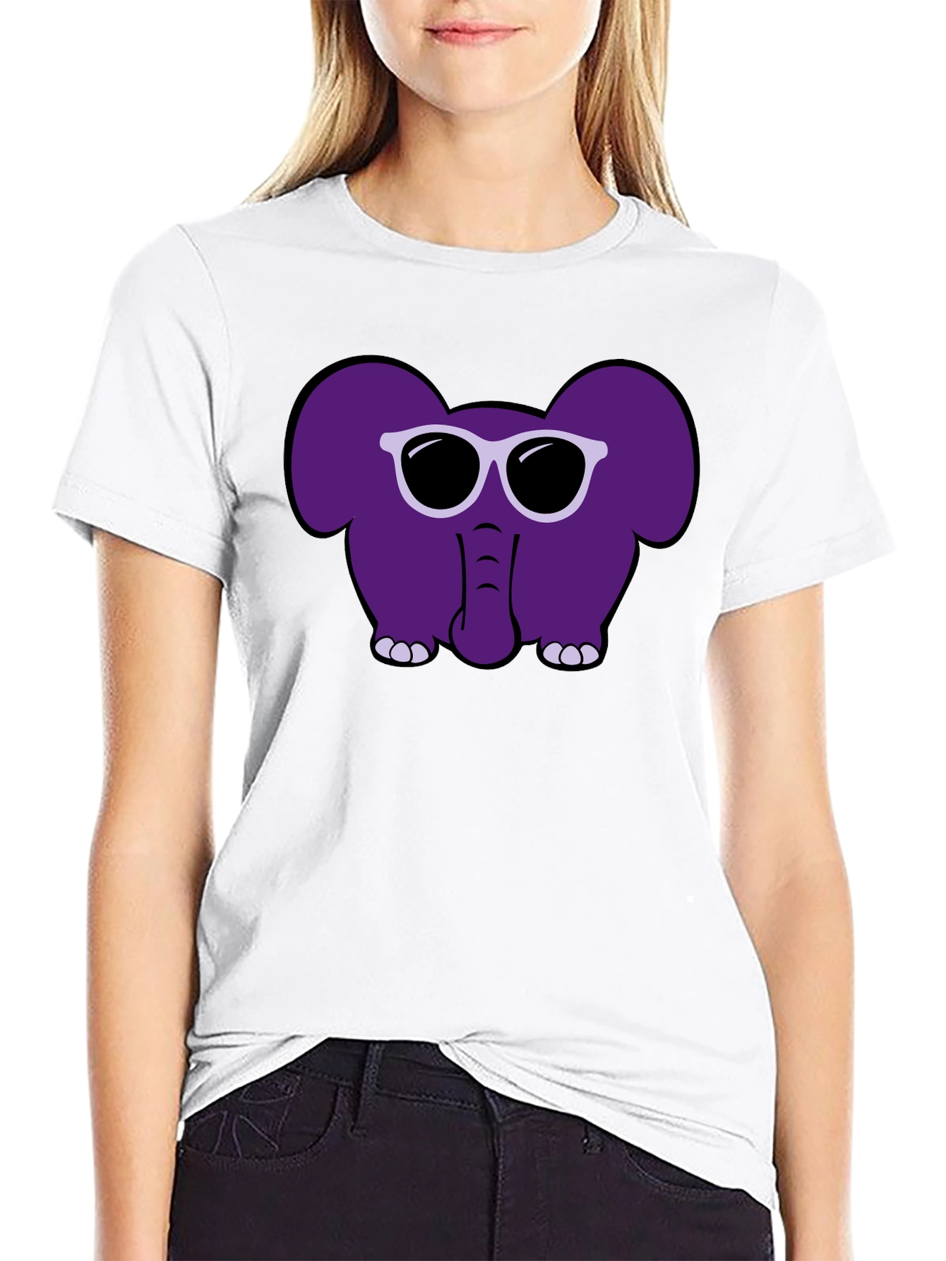 Cool Elephant Graphic T-Shirt