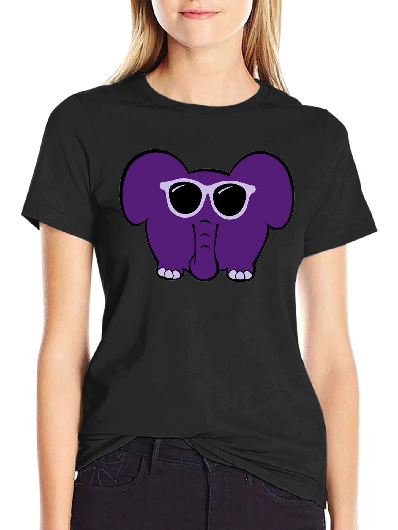 Cool Elephant Graphic T-Shirt
