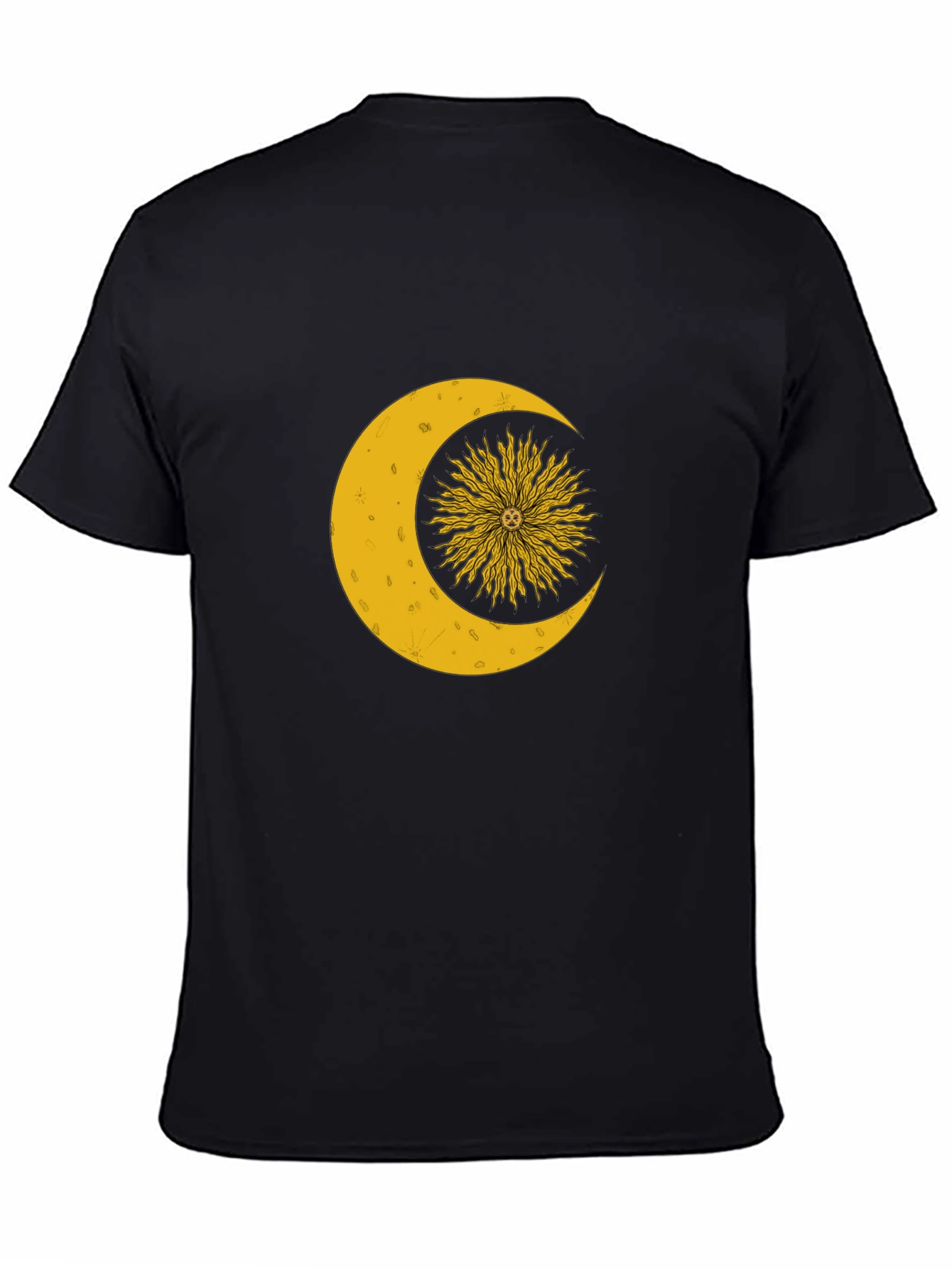Celestial Sun and Moon Graphic T-Shirt