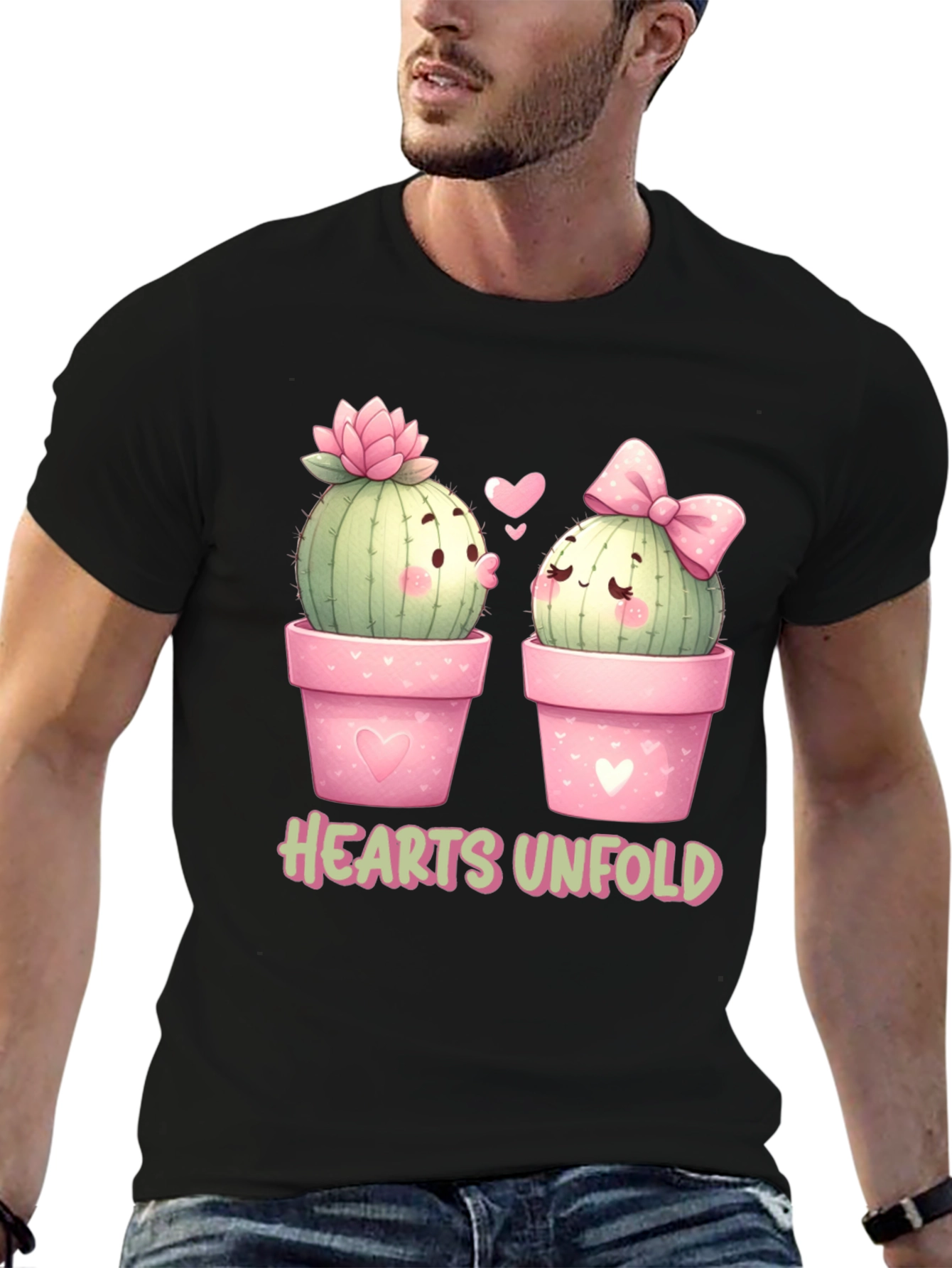 Hearts Unfold Cactus T-Shirt