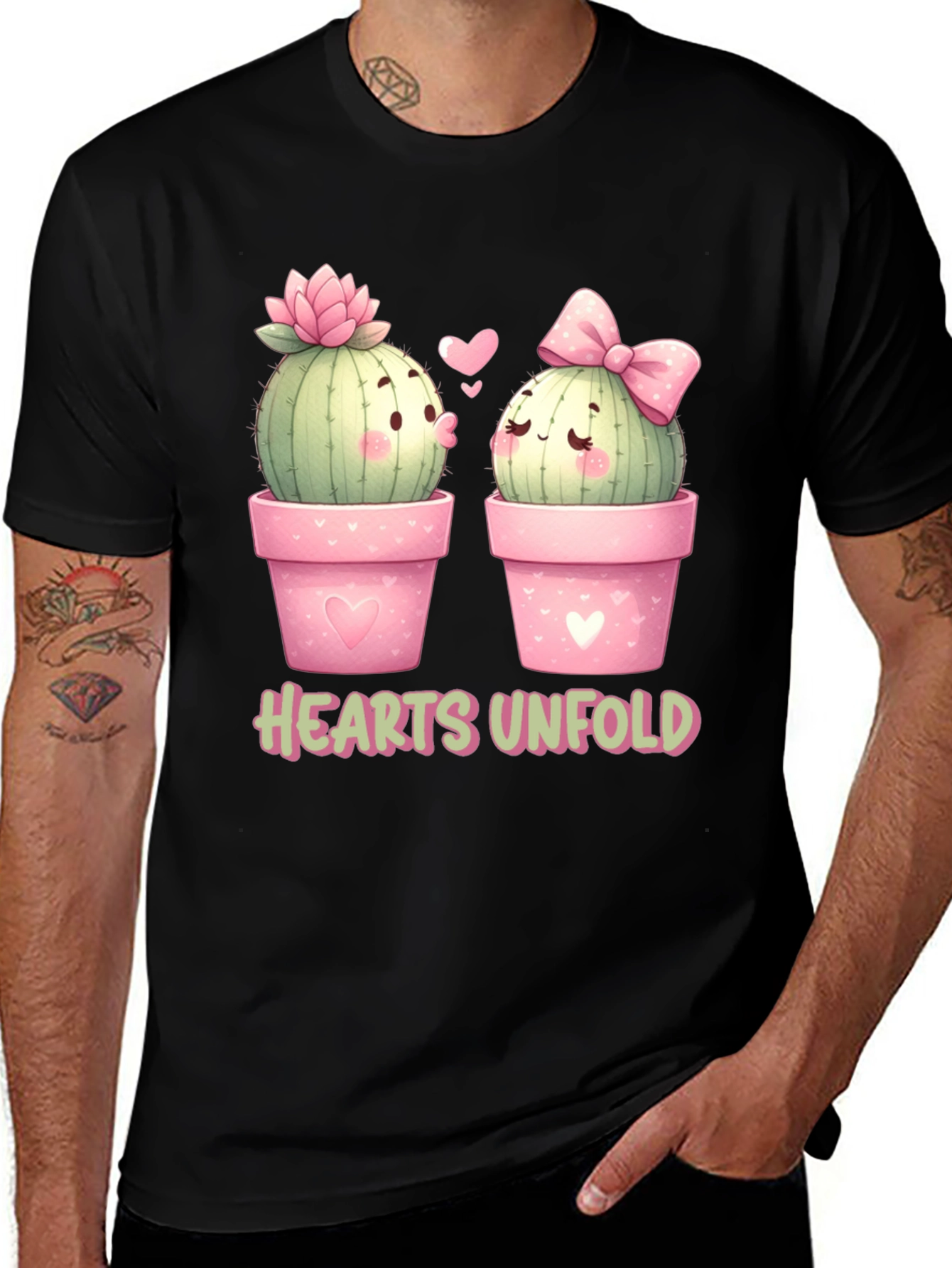 Hearts Unfold Cactus T-Shirt