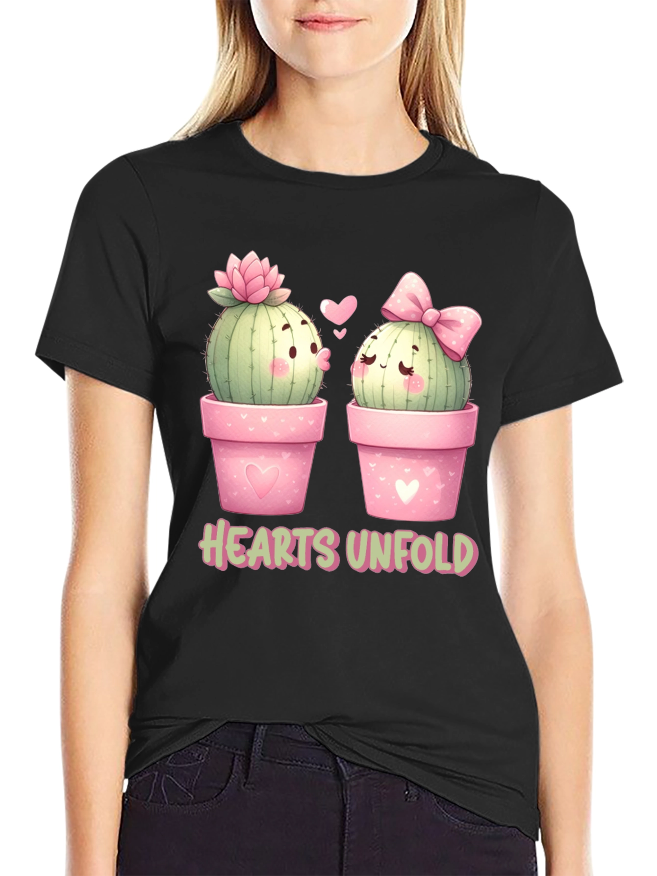 Hearts Unfold Cactus T-Shirt
