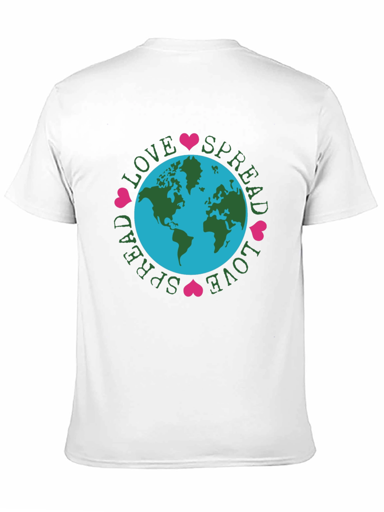 Spread Love Earth Tee - Black Graphic T-Shirt