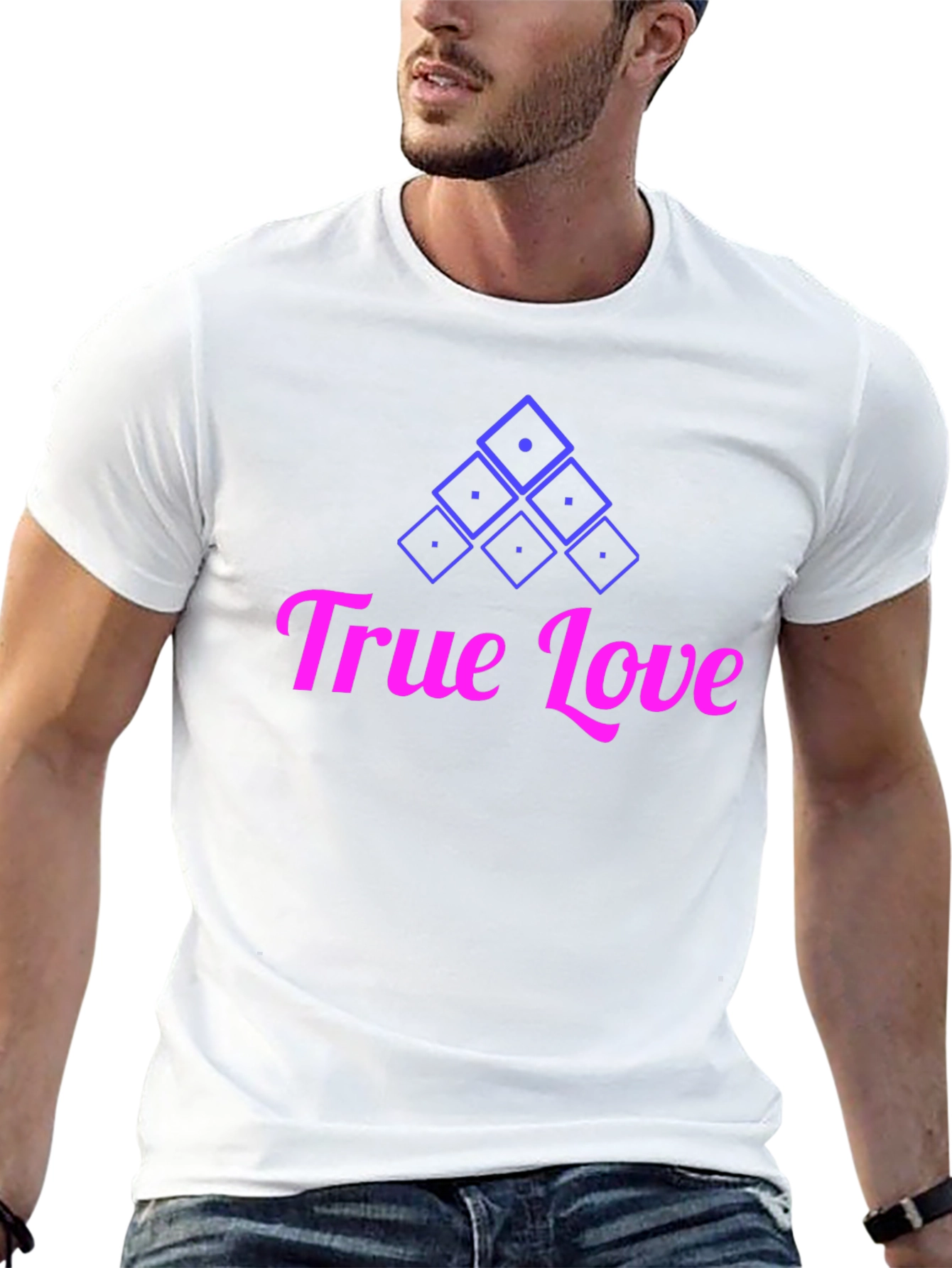 True Love Graphic Tee - Black