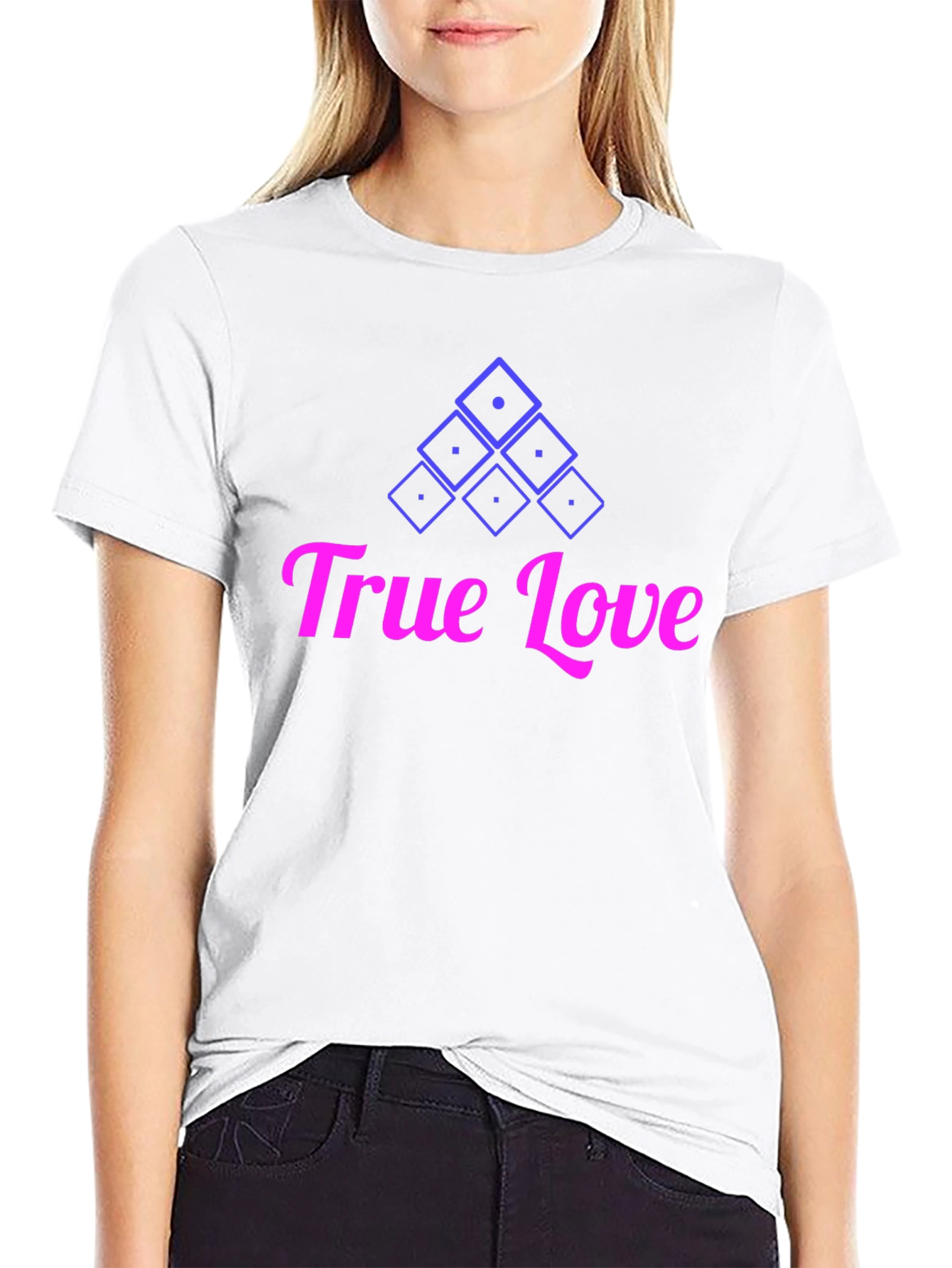 True Love Graphic Tee - Black