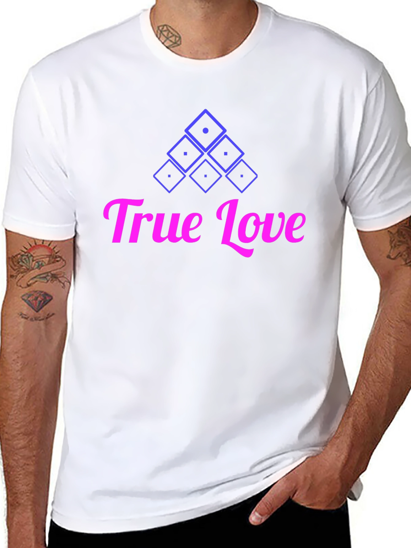 True Love Graphic Tee - Black
