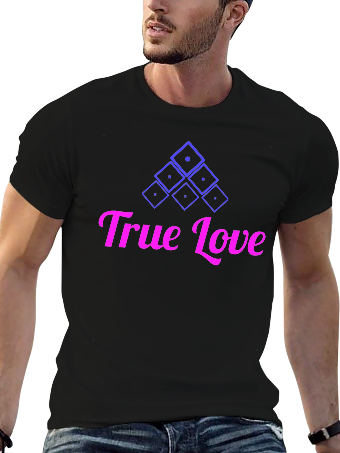 True Love Graphic Tee - Black