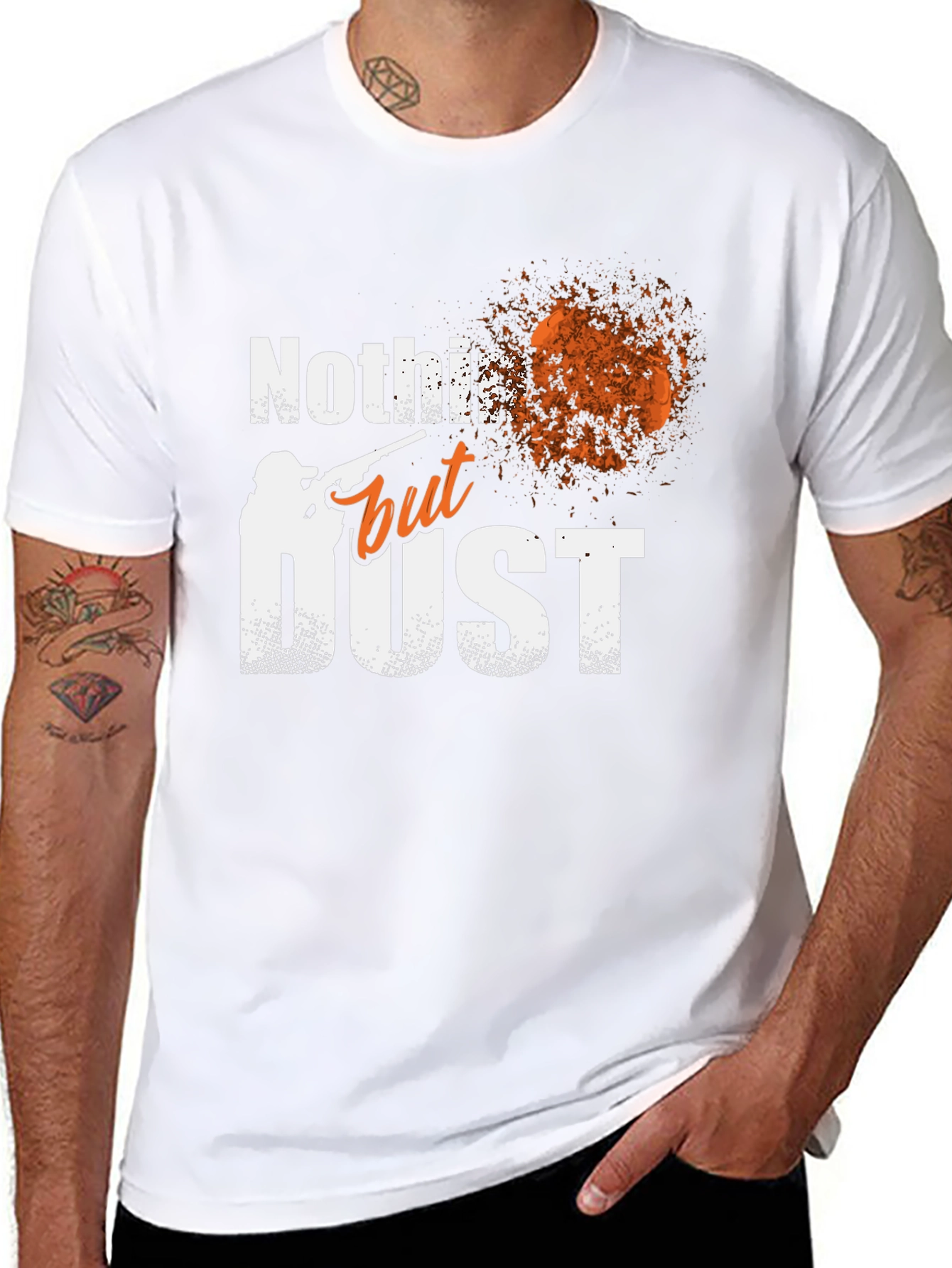 Nothin But Dust T-Shirt Clay Target Shooting