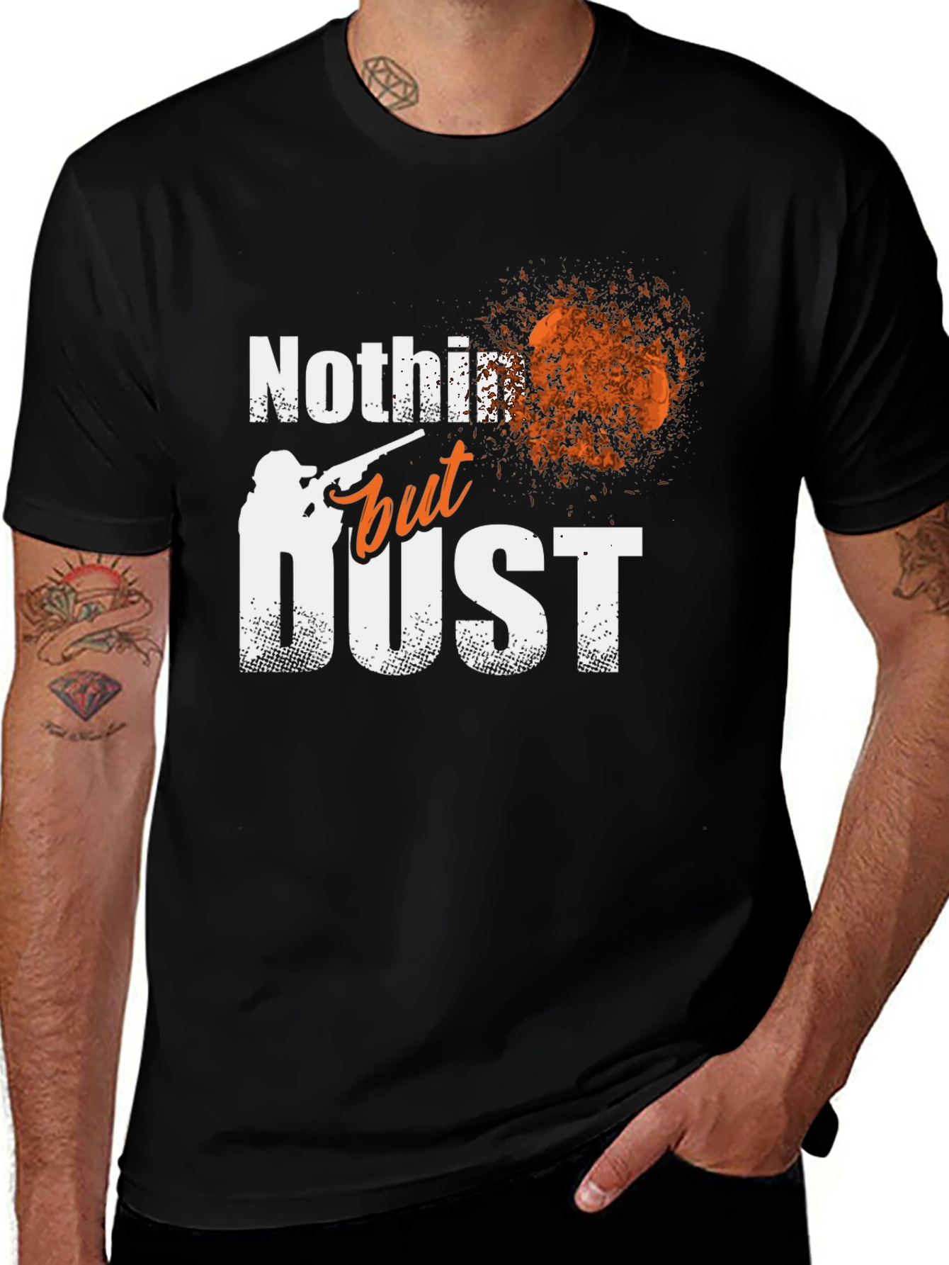 Nothin But Dust T-Shirt Clay Target Shooting